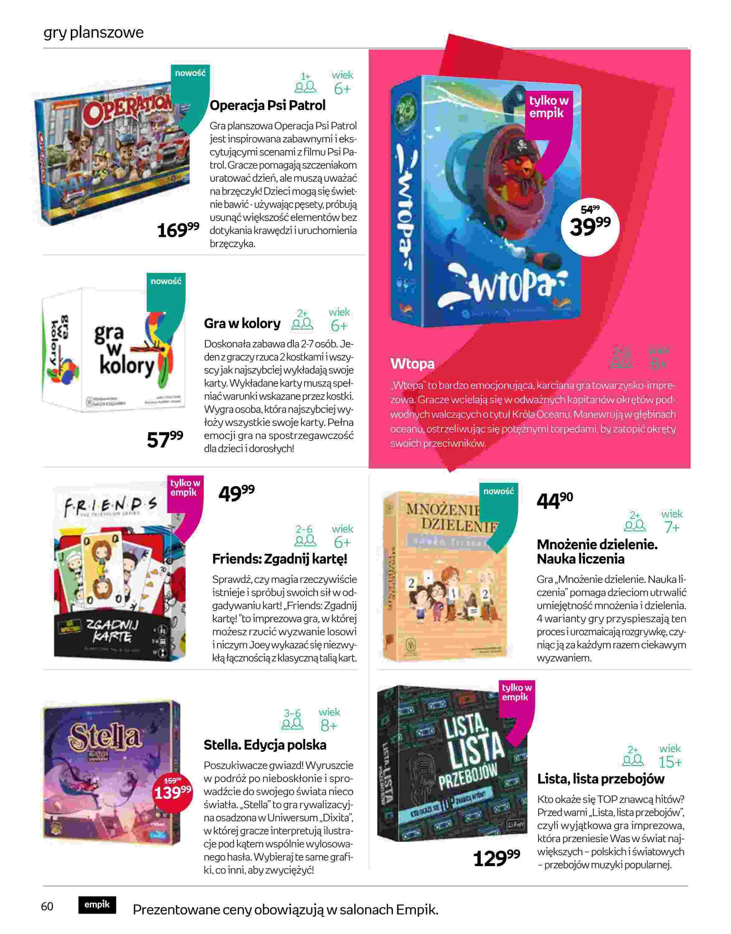 Gazetka promocyjna empik str. 60