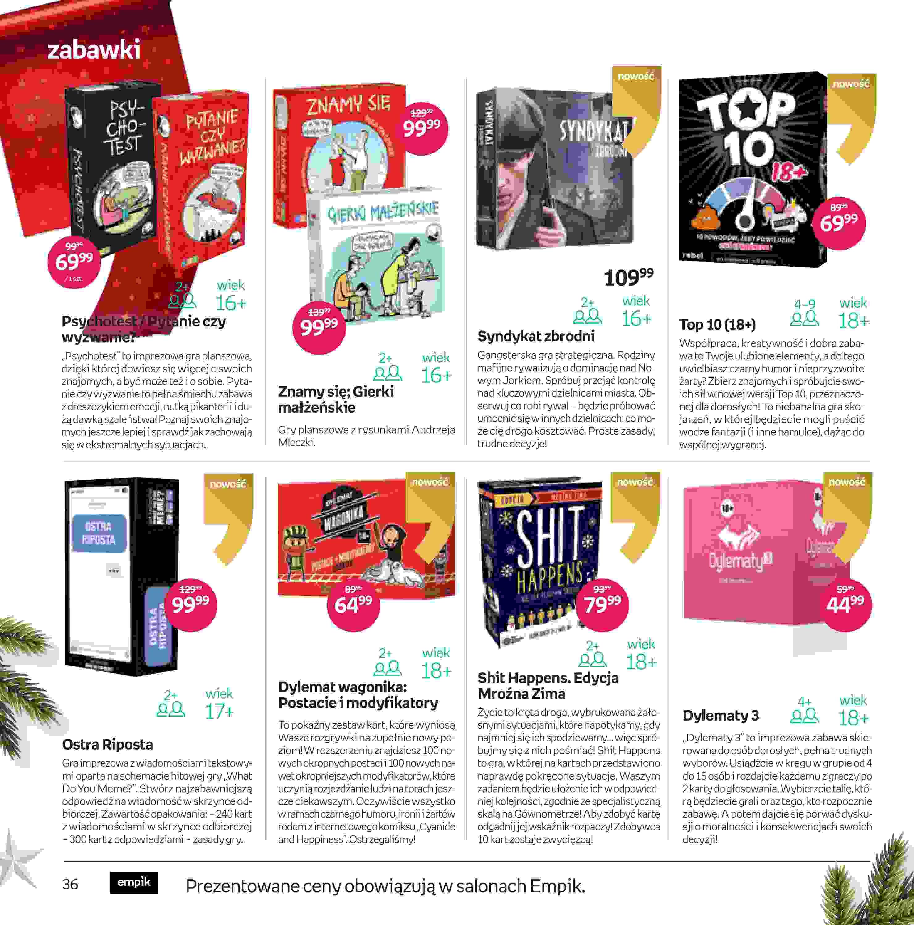 Gazetka promocyjna empik str. 36