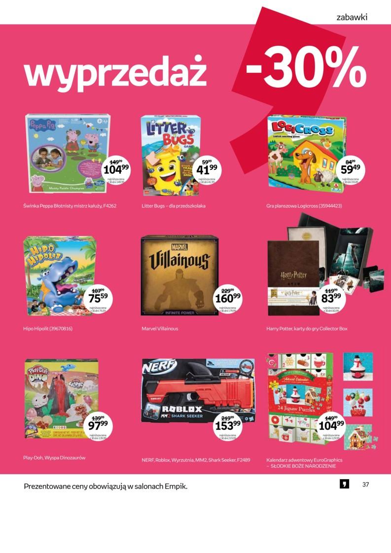 Gazetka promocyjna empik str. 37