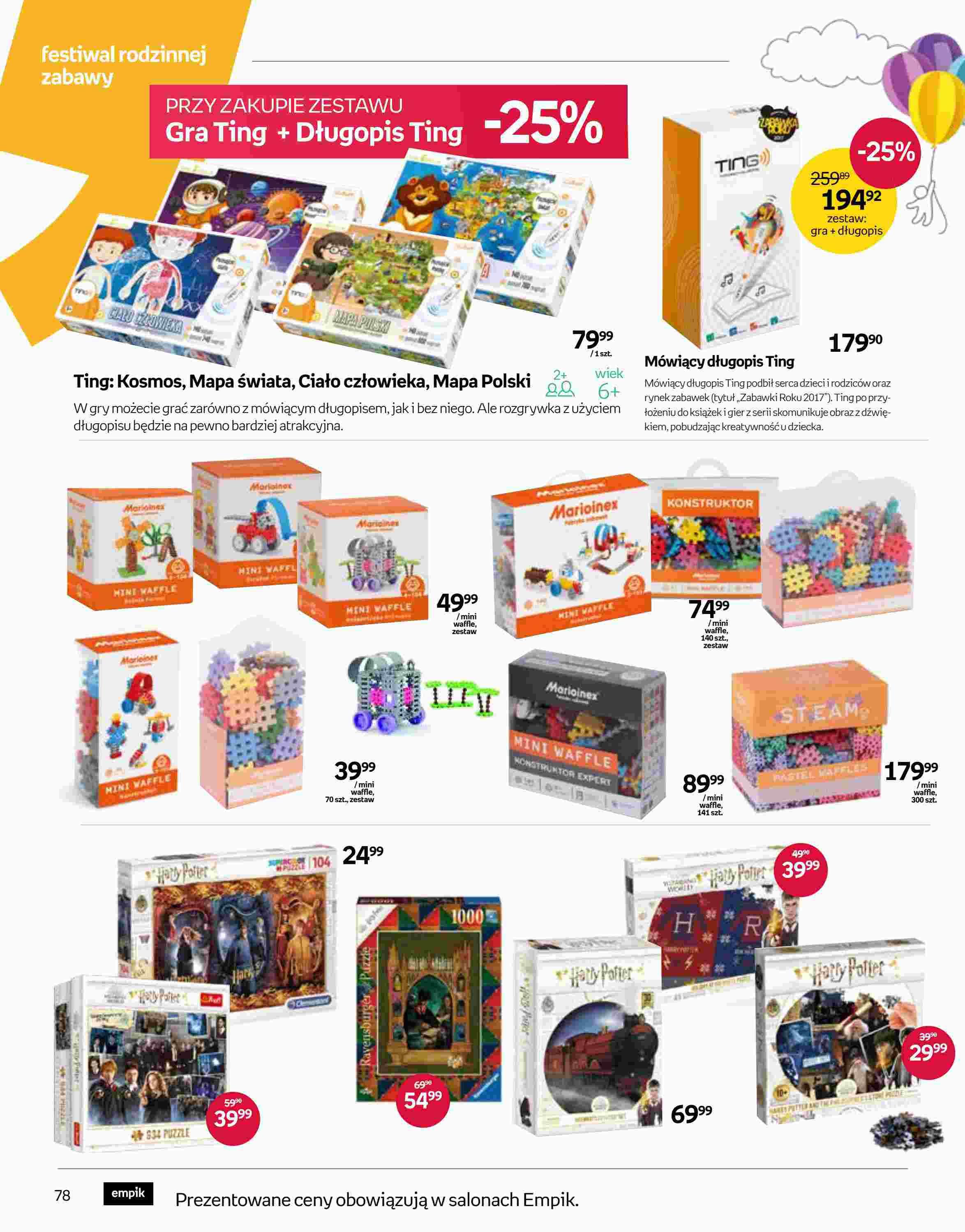 Gazetka promocyjna empik str. 78