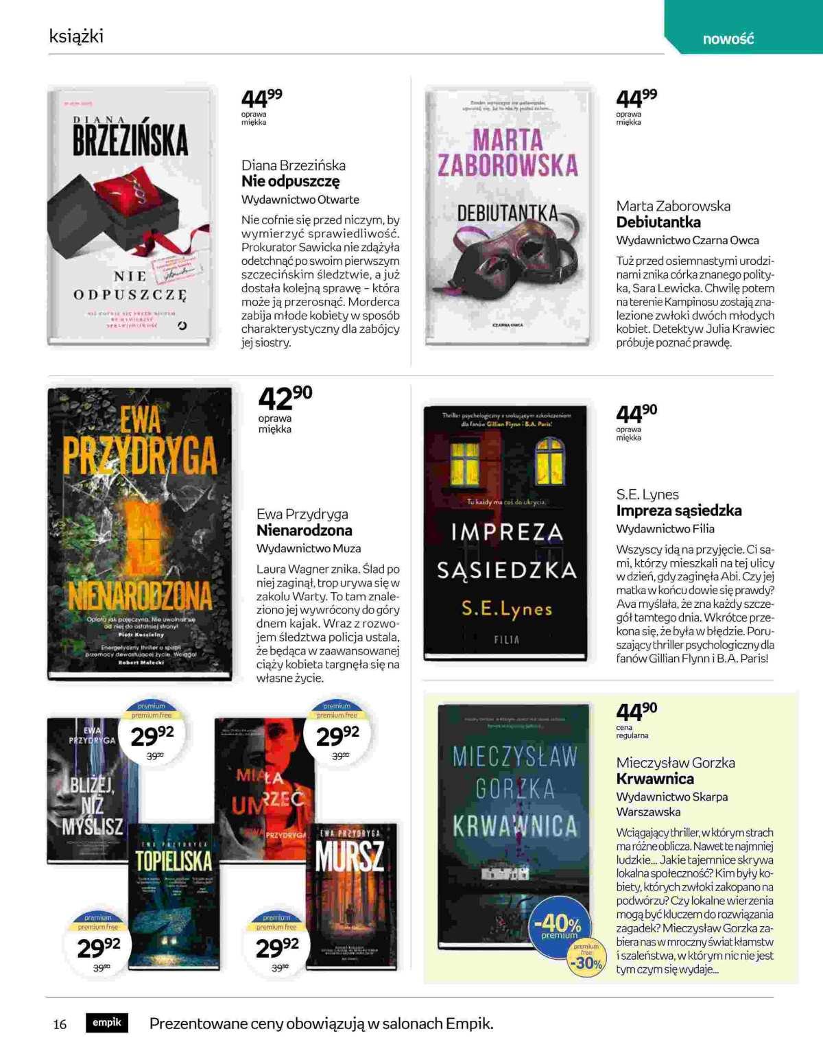 Gazetka promocyjna empik str. 16