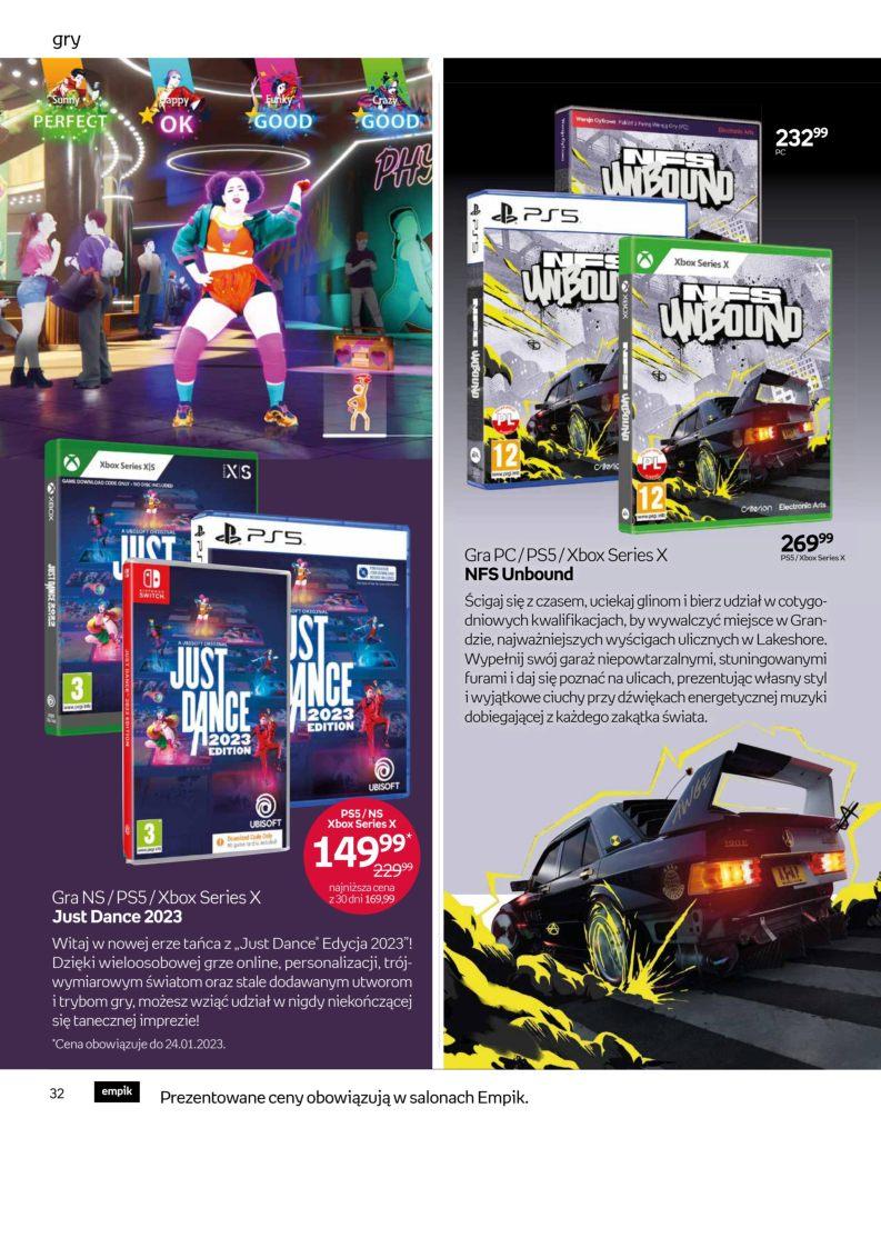 Gazetka promocyjna empik str. 32