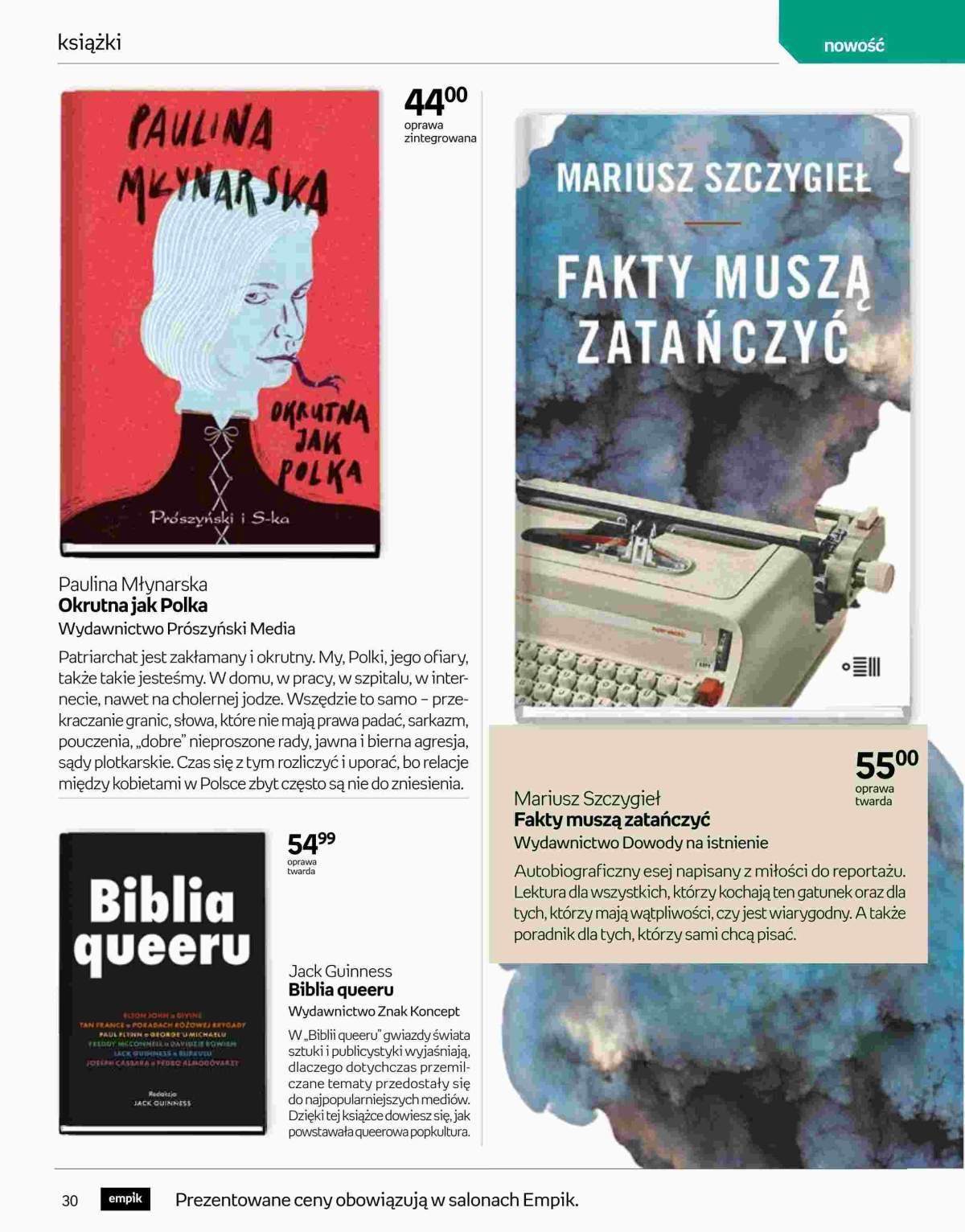 Gazetka promocyjna empik str. 30