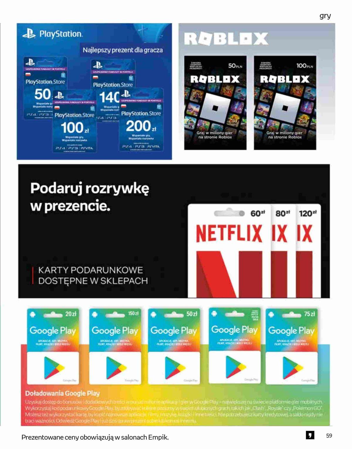 Gazetka promocyjna empik str. 59