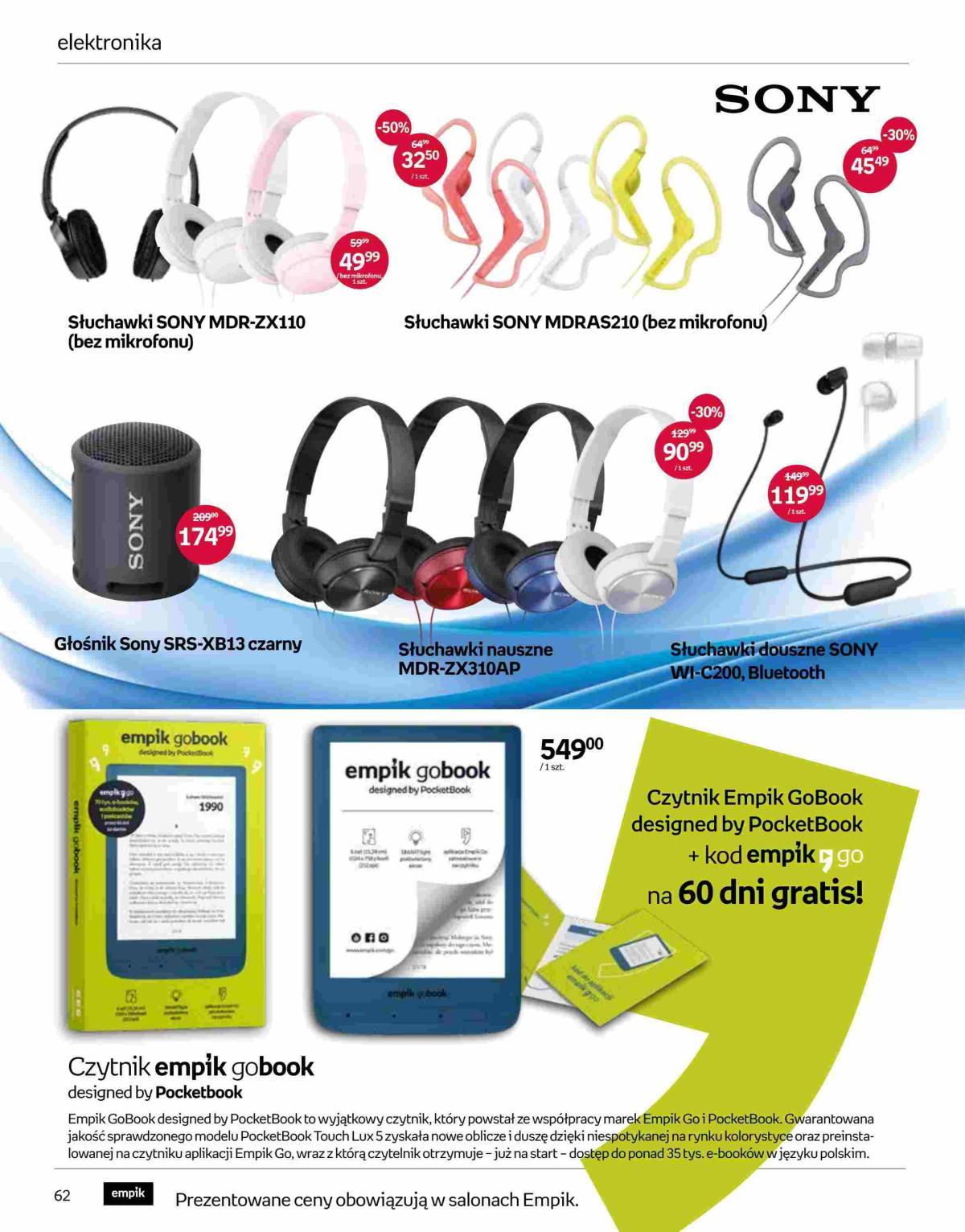 Gazetka promocyjna empik str. 62