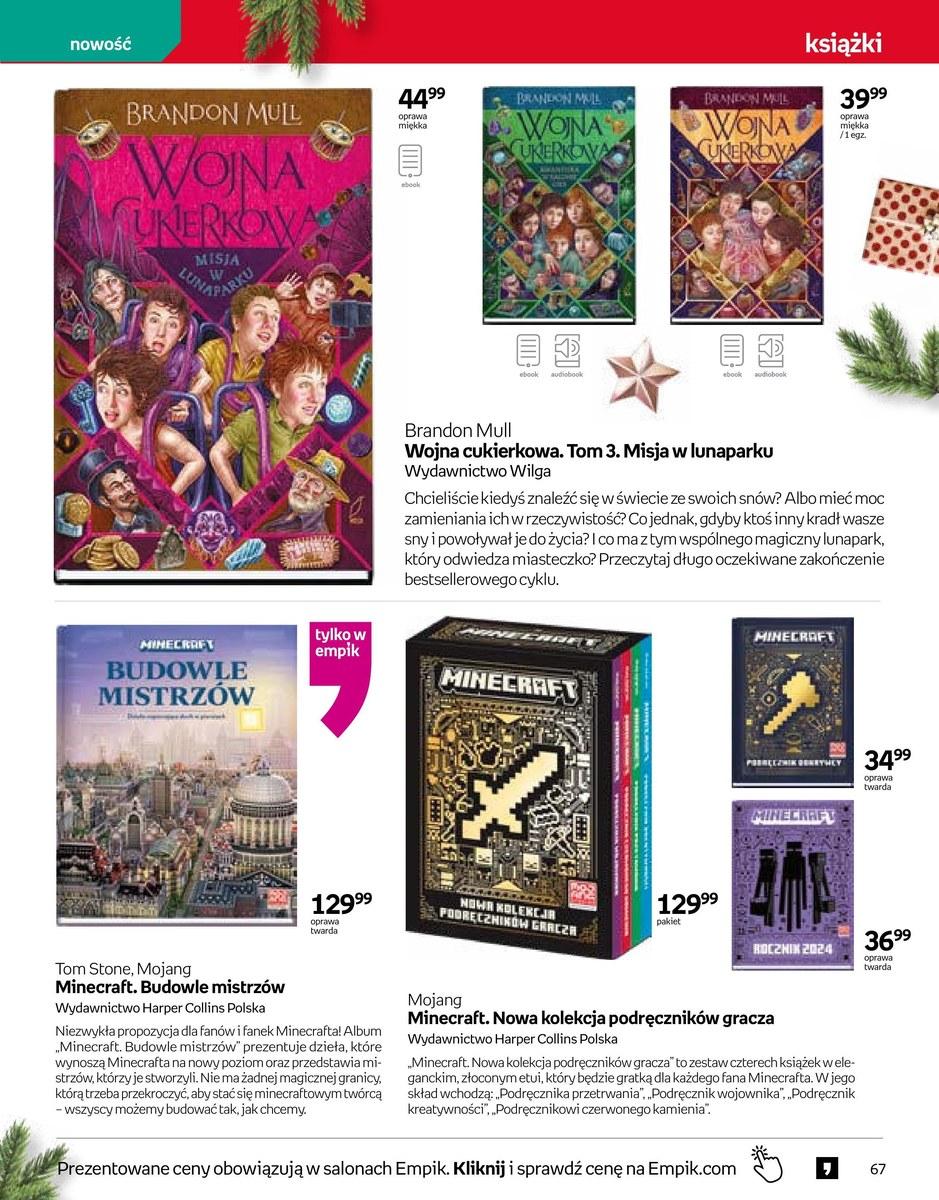 Gazetka promocyjna empik str. 67