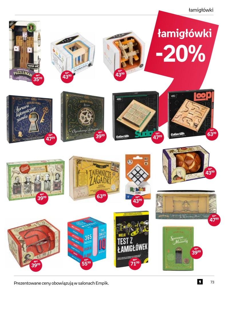 Gazetka promocyjna empik str. 73