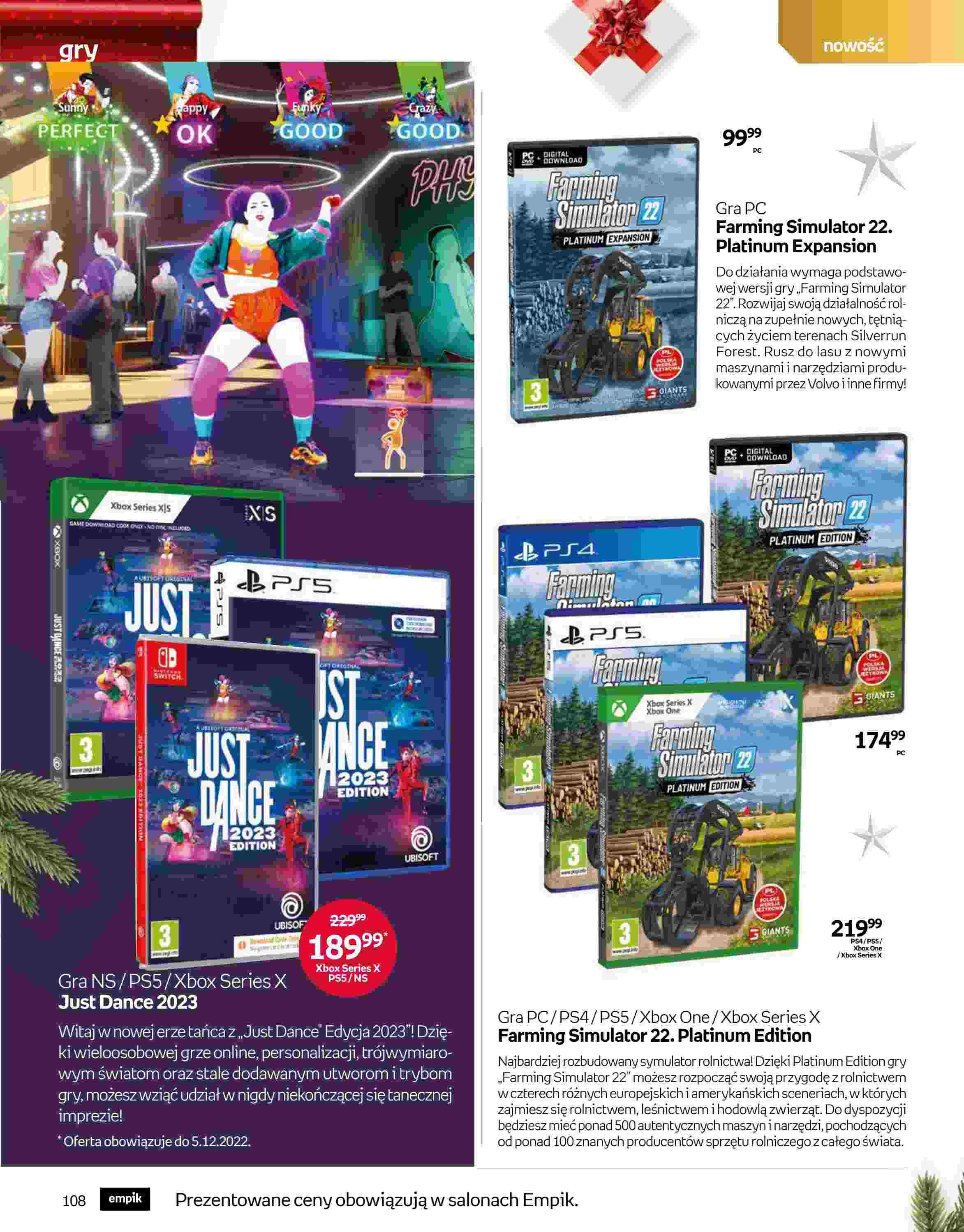 Gazetka promocyjna empik str. 110