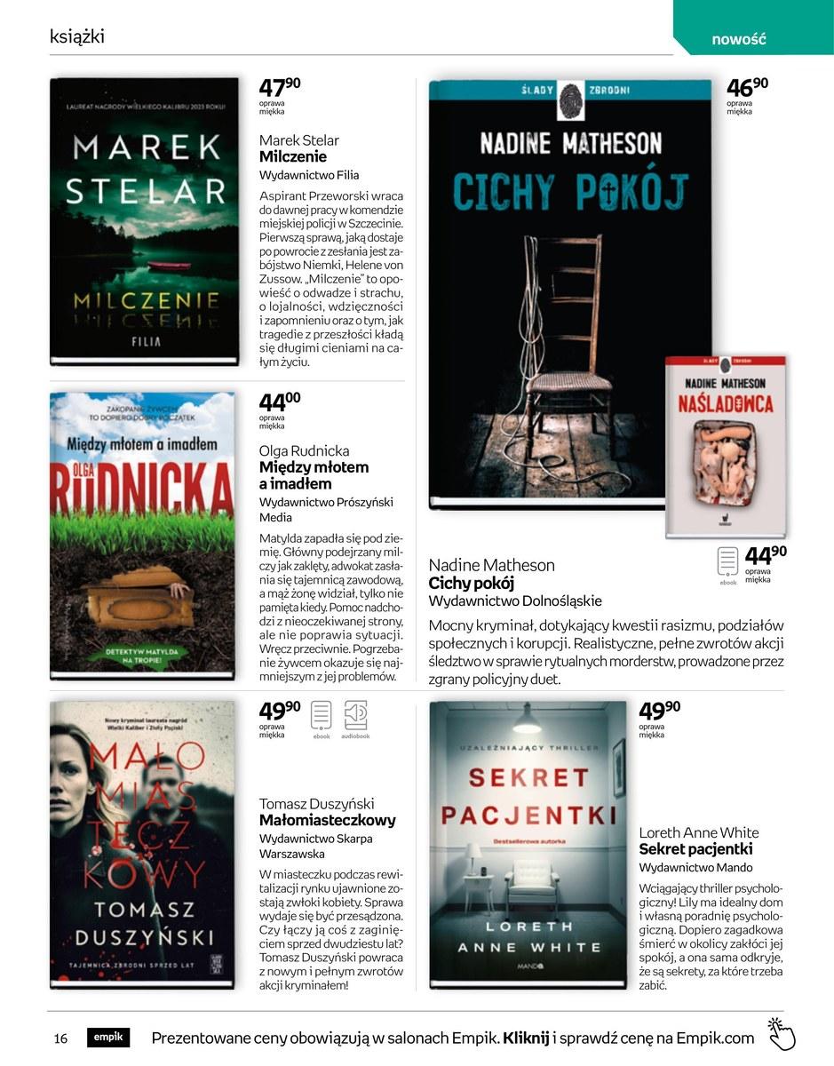 Gazetka promocyjna empik str. 16