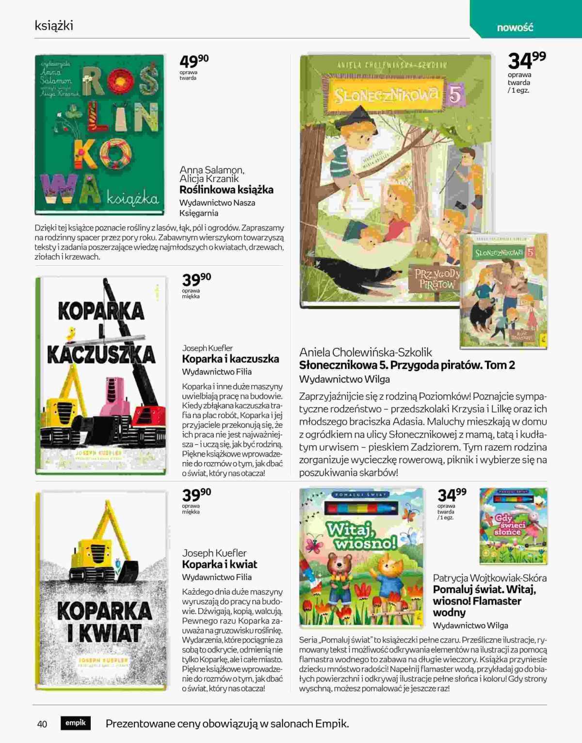 Gazetka promocyjna empik str. 40