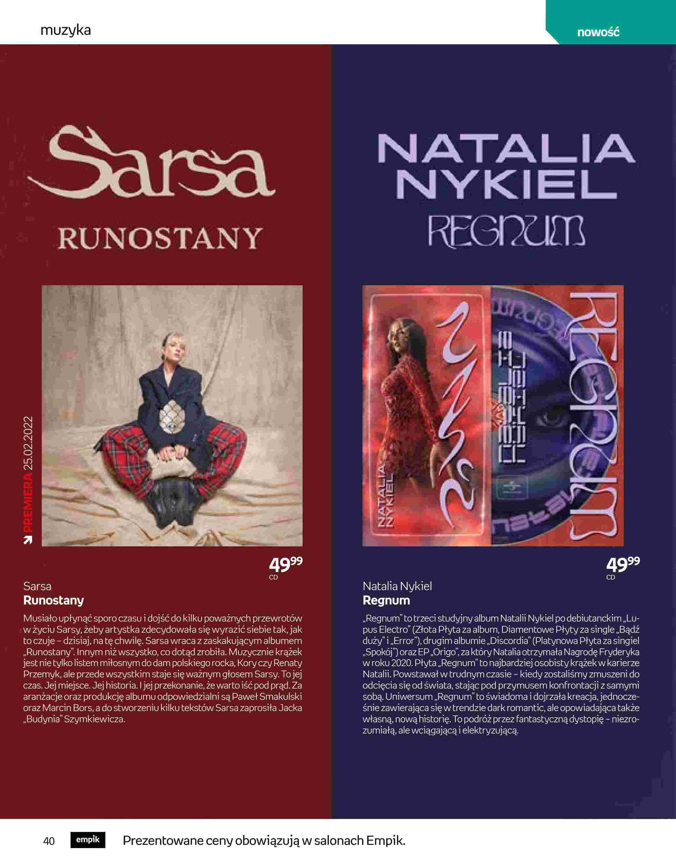 Gazetka promocyjna empik str. 40