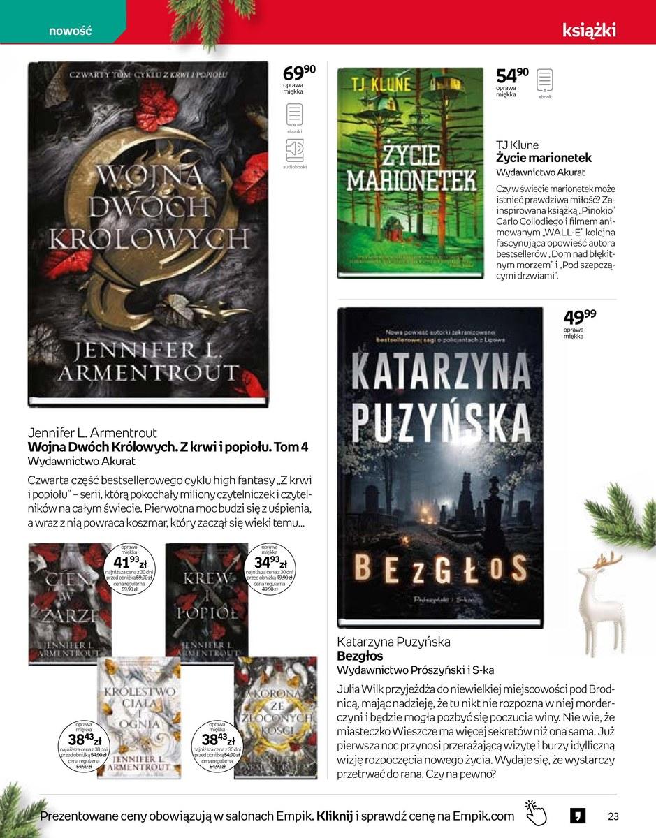 Gazetka promocyjna empik str. 23