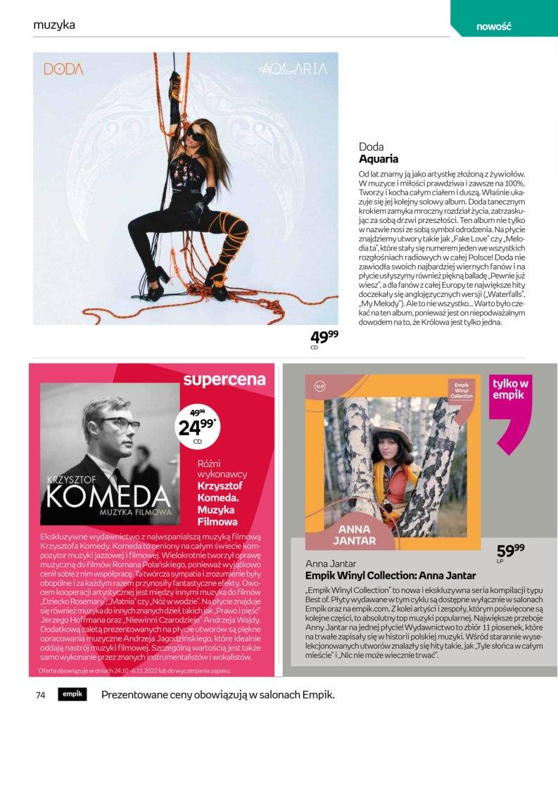 Gazetka promocyjna empik str. 74
