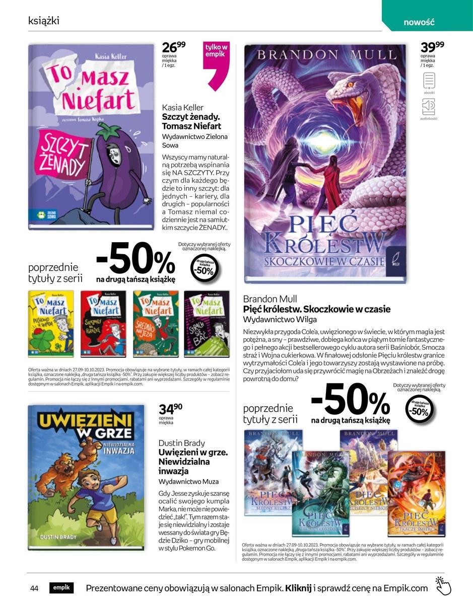 Gazetka promocyjna empik str. 44