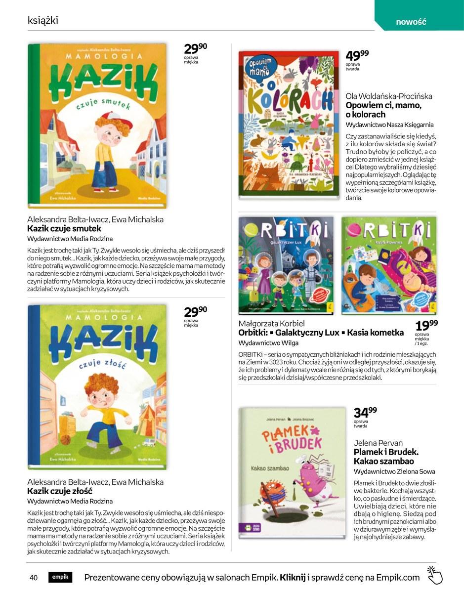 Gazetka promocyjna empik str. 40