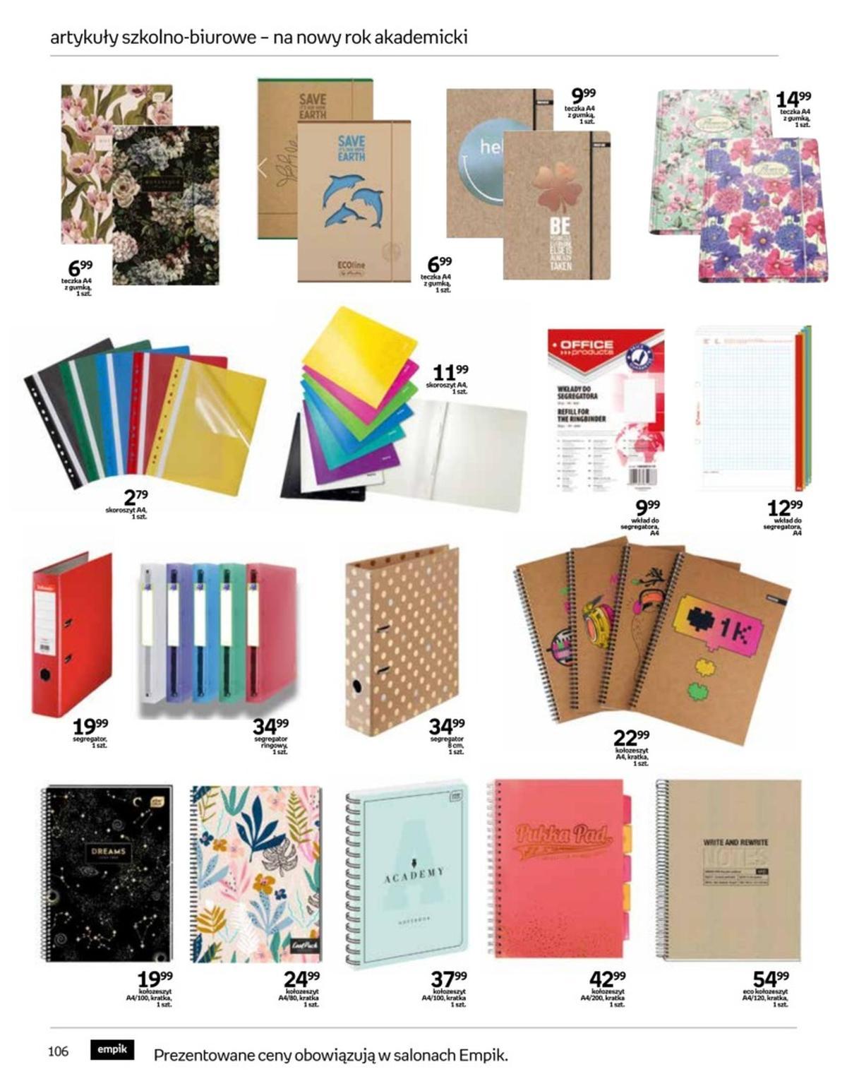 Gazetka promocyjna empik str. 106
