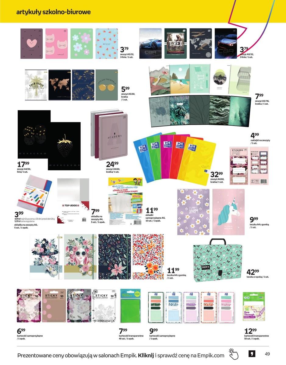Gazetka promocyjna empik str. 49