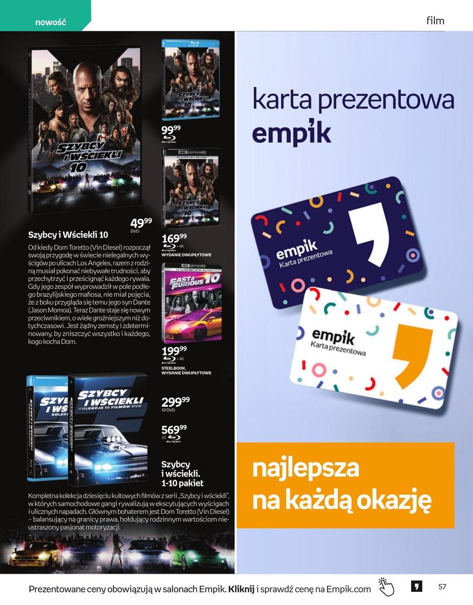 Gazetka promocyjna empik str. 57