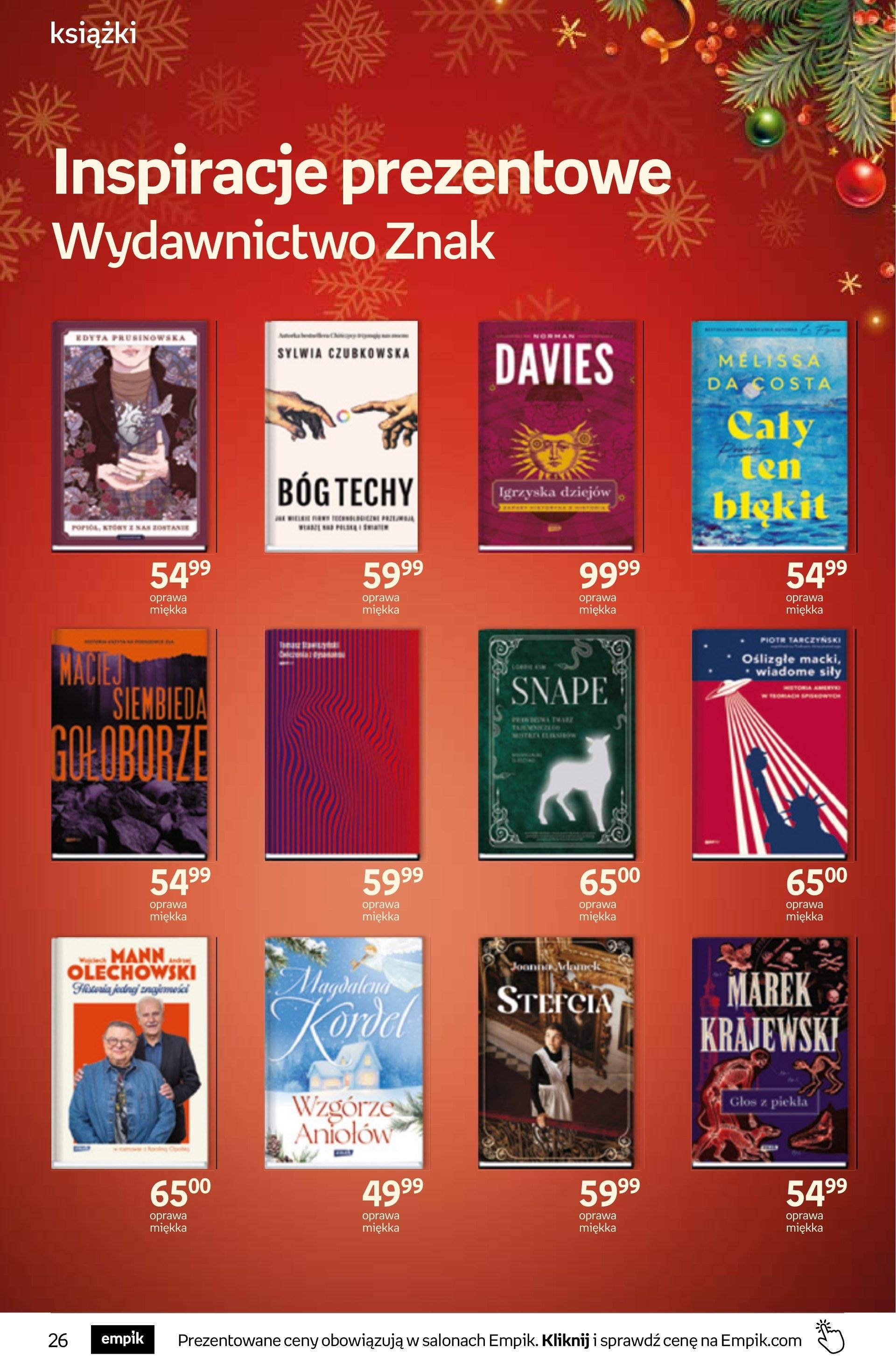 Gazetka promocyjna empik str. 26