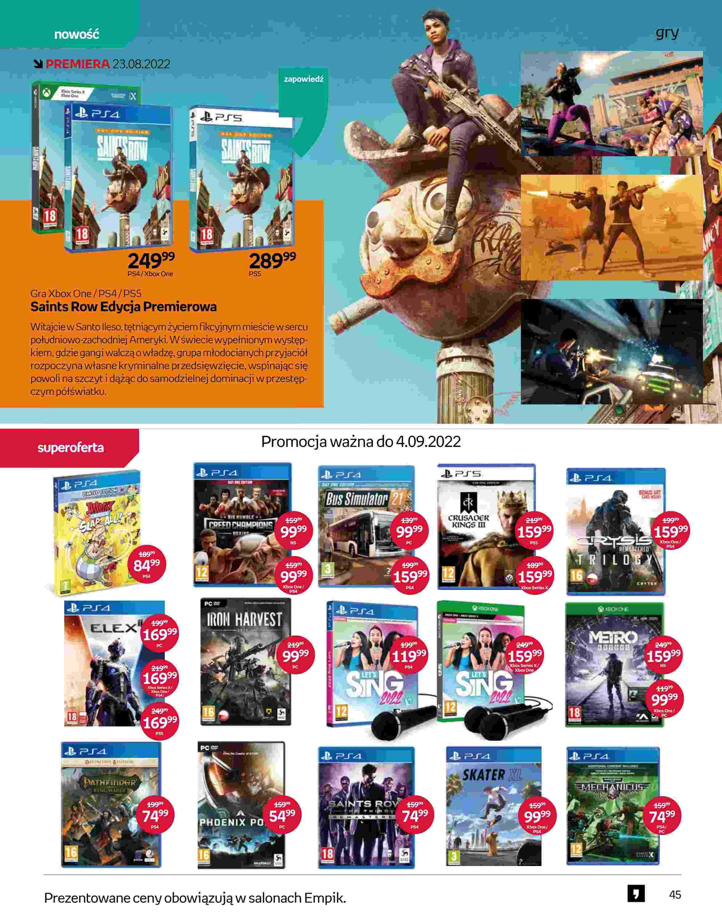 Gazetka promocyjna empik str. 45