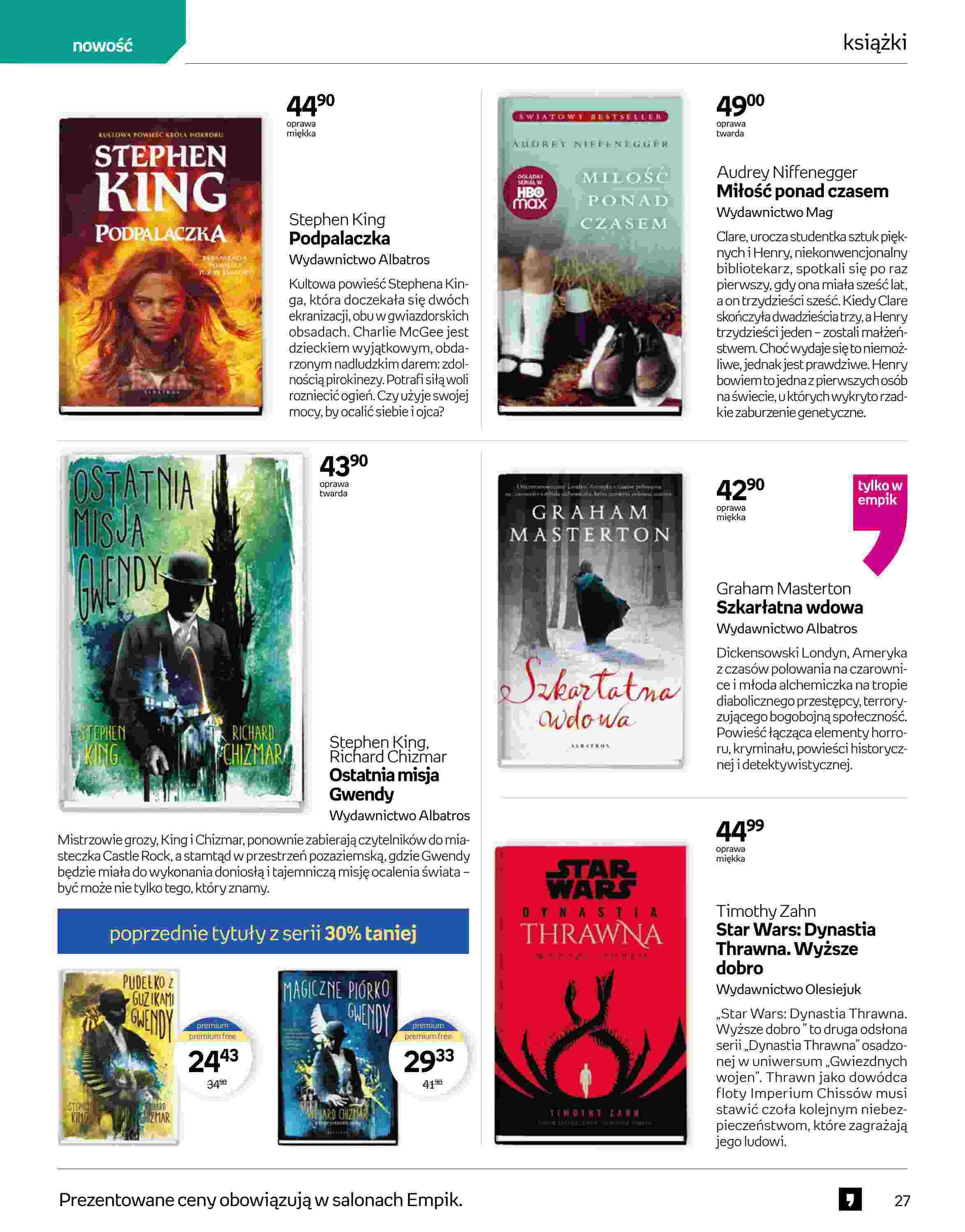 Gazetka promocyjna empik str. 27