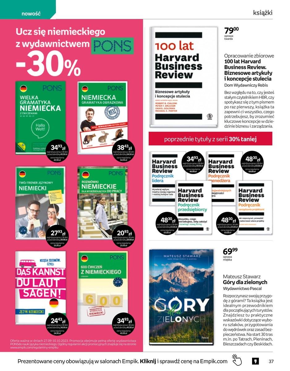 Gazetka promocyjna empik str. 37