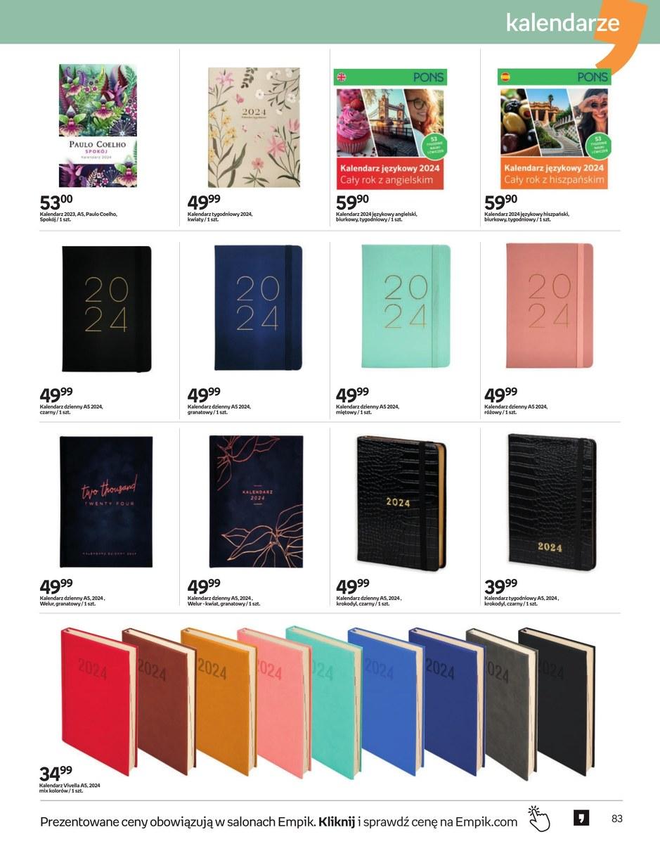 Gazetka promocyjna empik str. 83