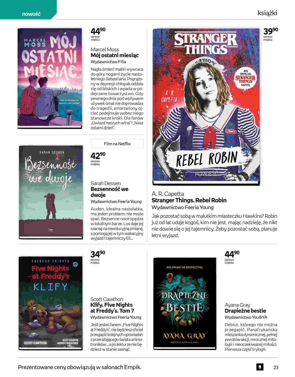 Gazetka promocyjna empik str. 23