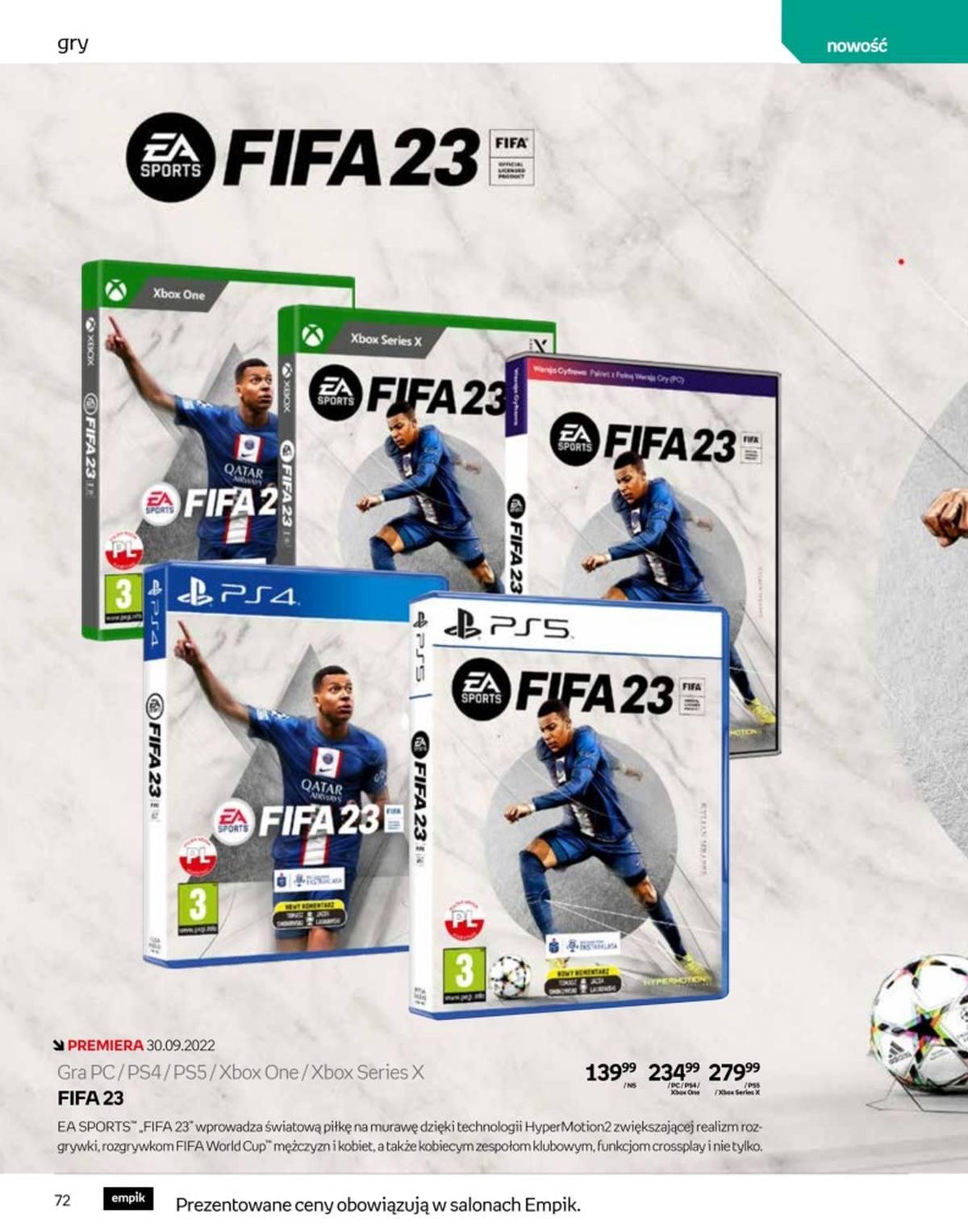 Gazetka promocyjna empik str. 72