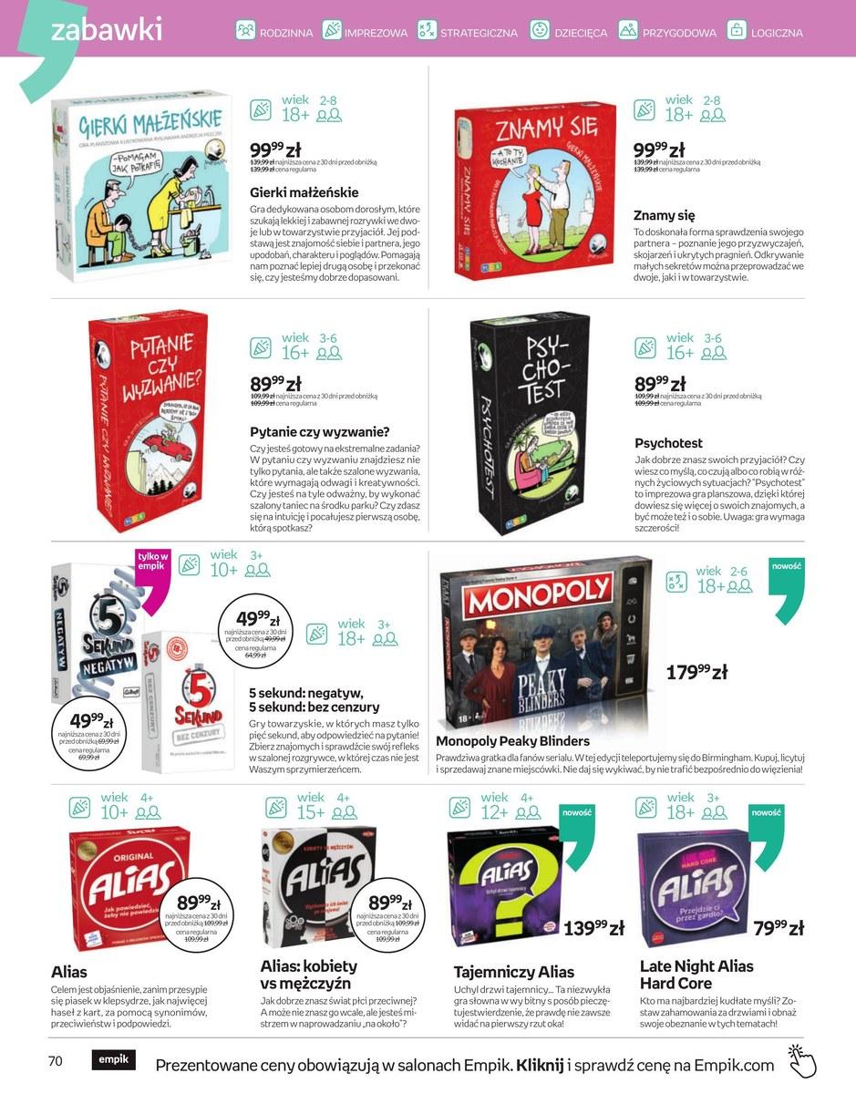 Gazetka promocyjna empik str. 70