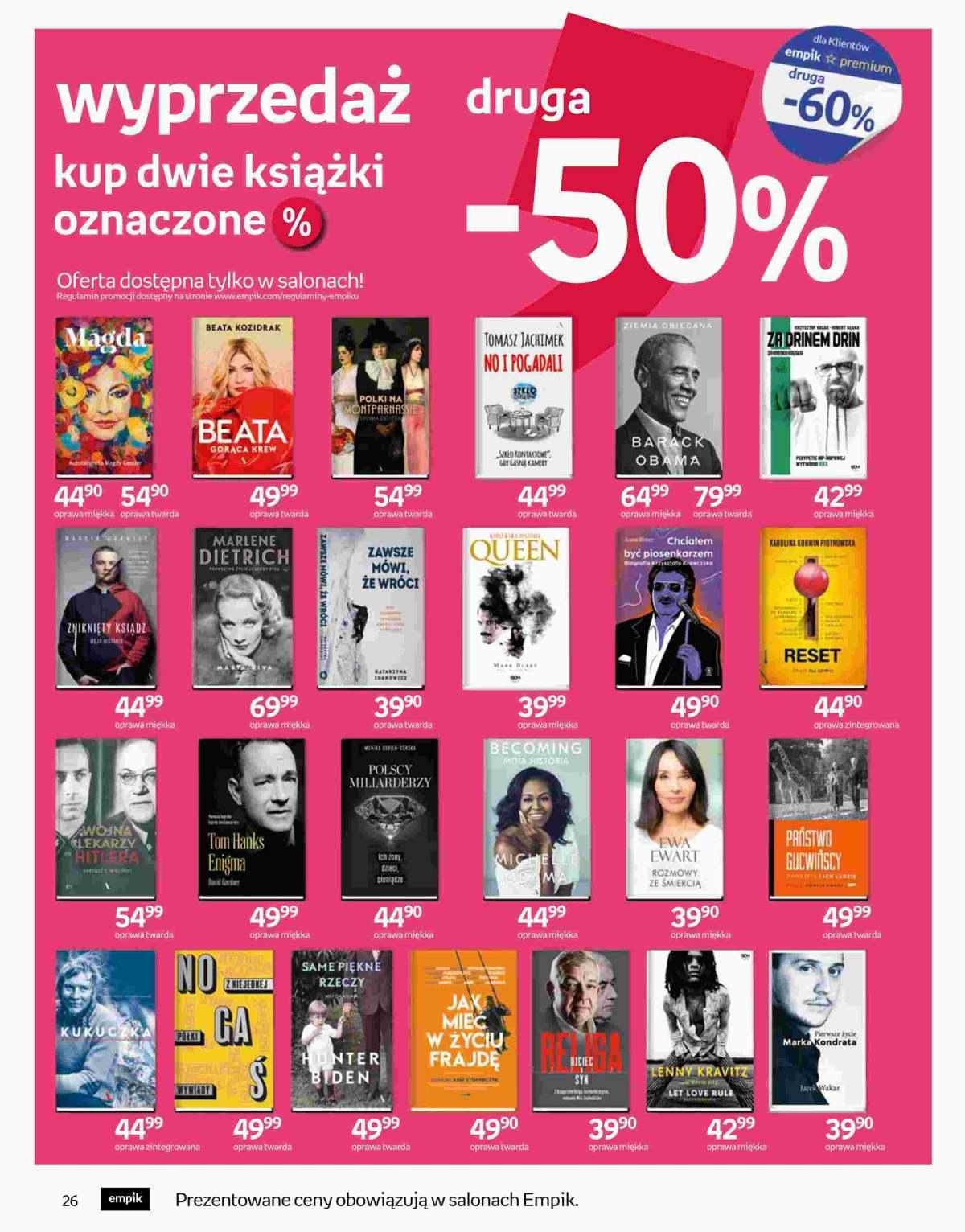 Gazetka promocyjna empik str. 26