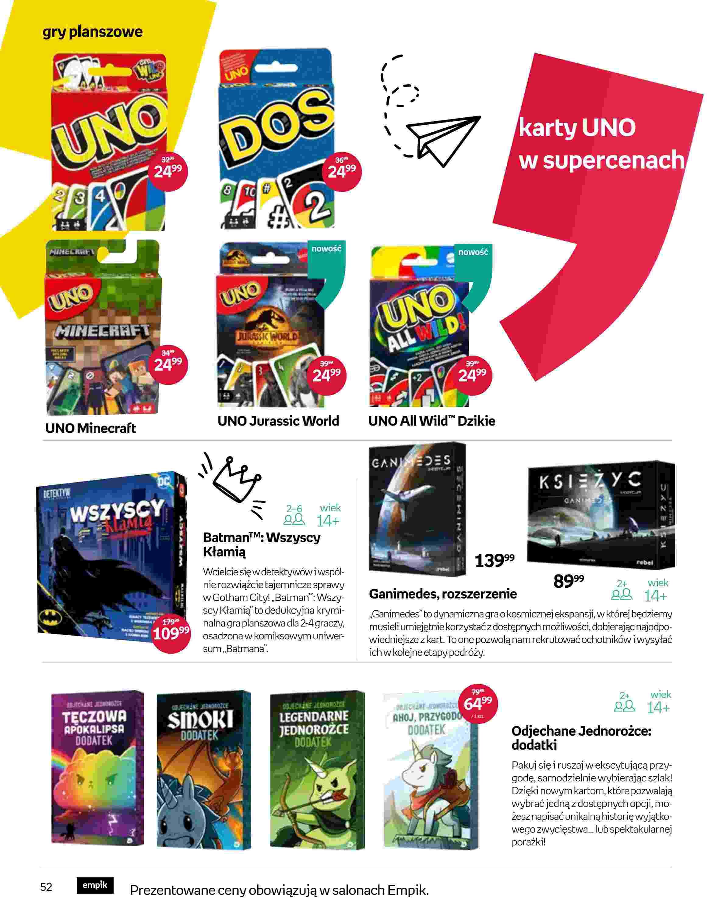Gazetka promocyjna empik str. 52