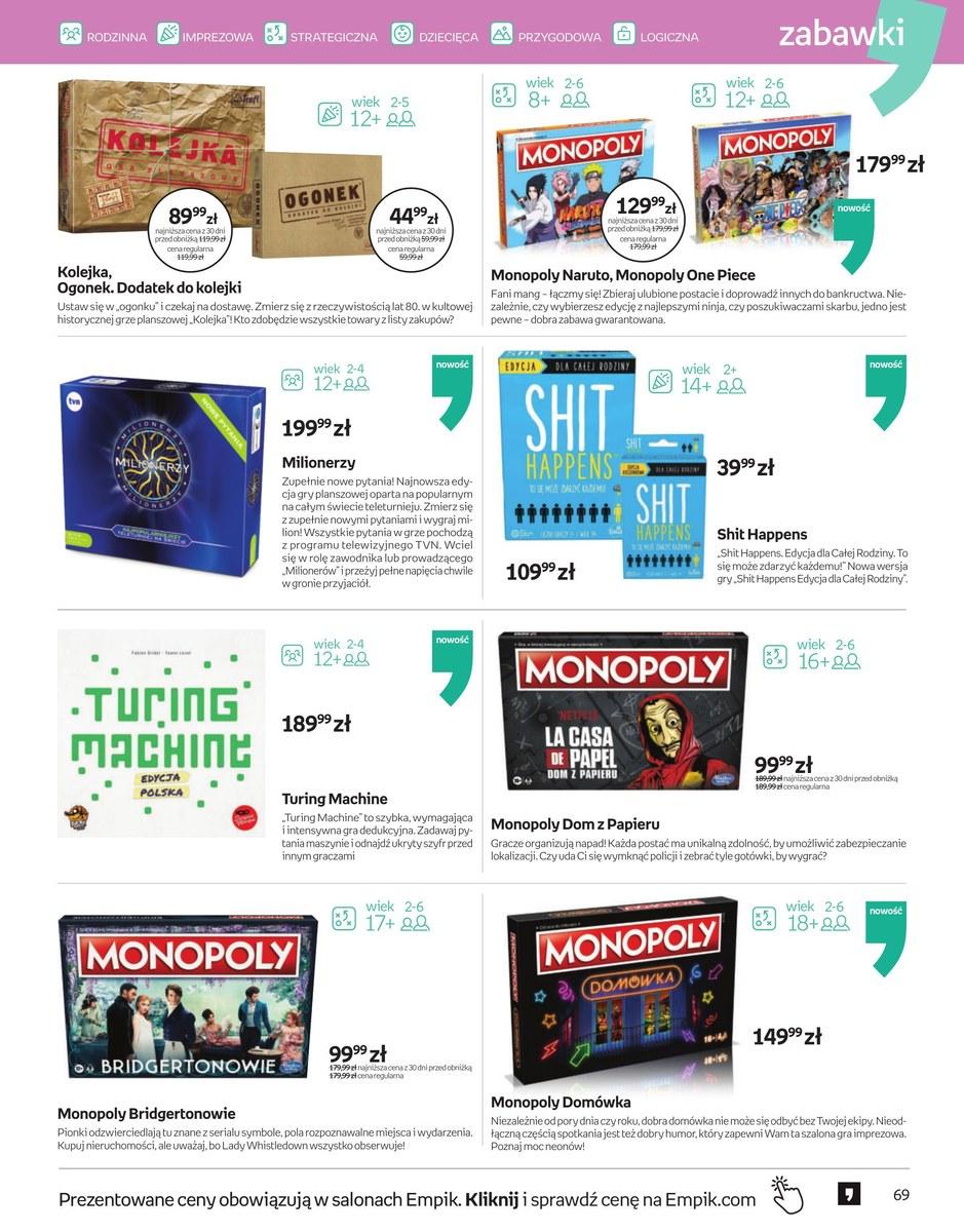 Gazetka promocyjna empik str. 69