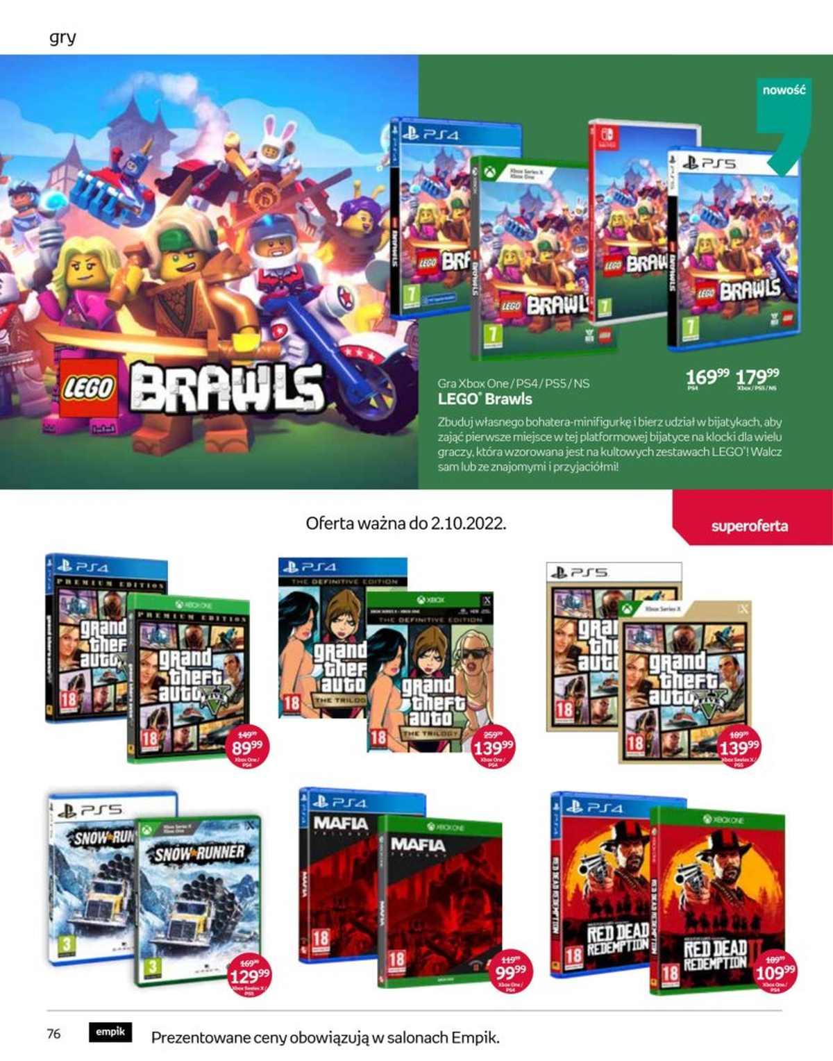 Gazetka promocyjna empik str. 76