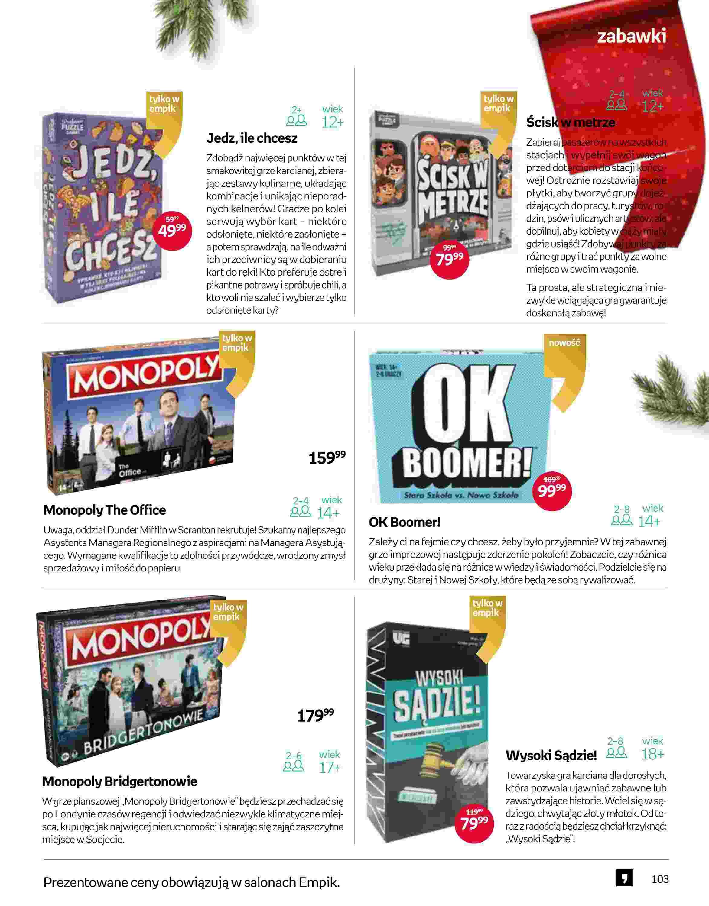 Gazetka promocyjna empik str. 103
