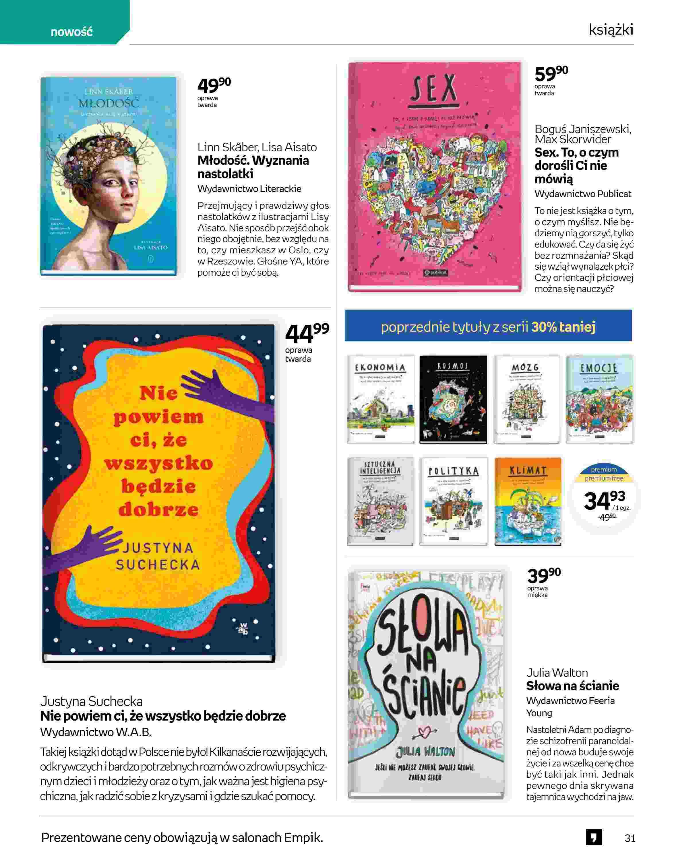 Gazetka promocyjna empik str. 31