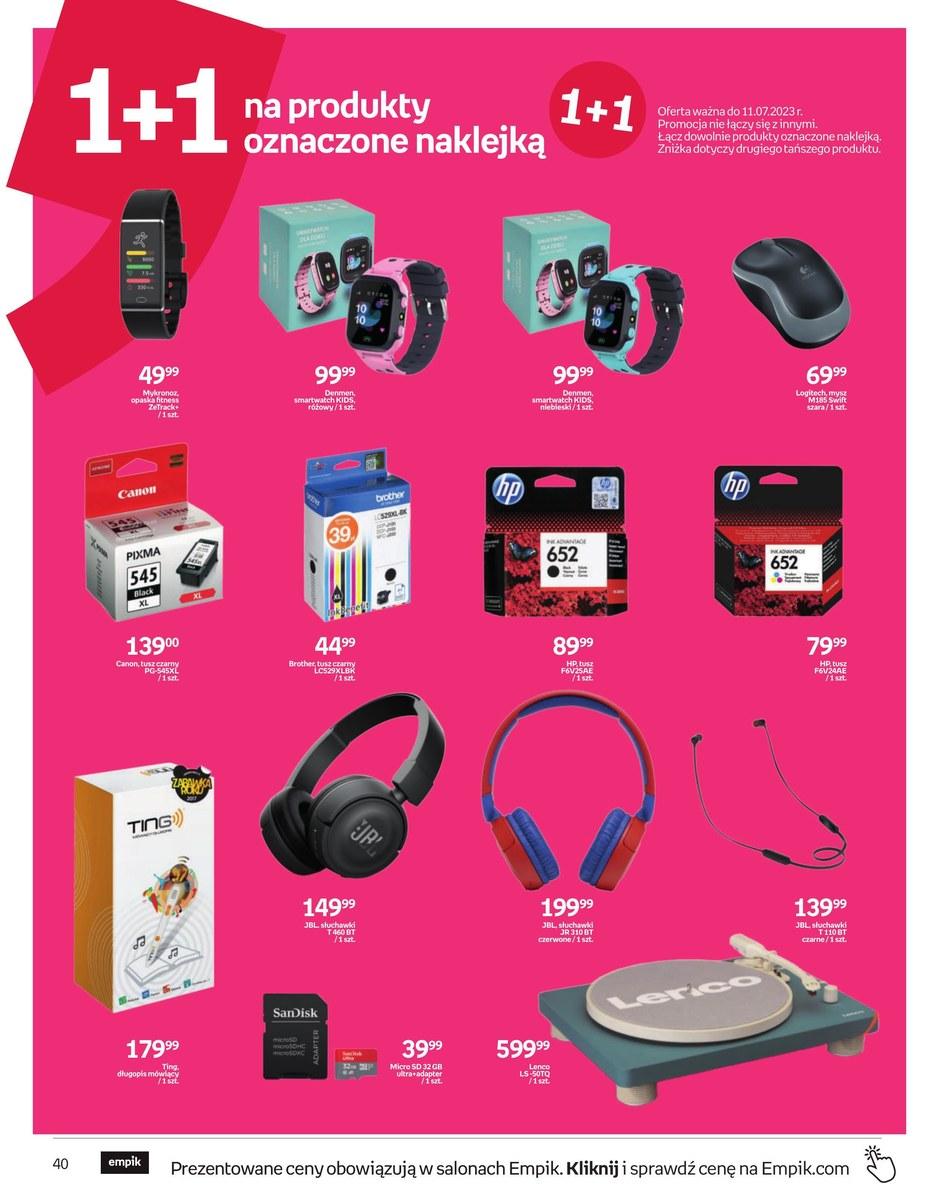 Gazetka promocyjna empik str. 40
