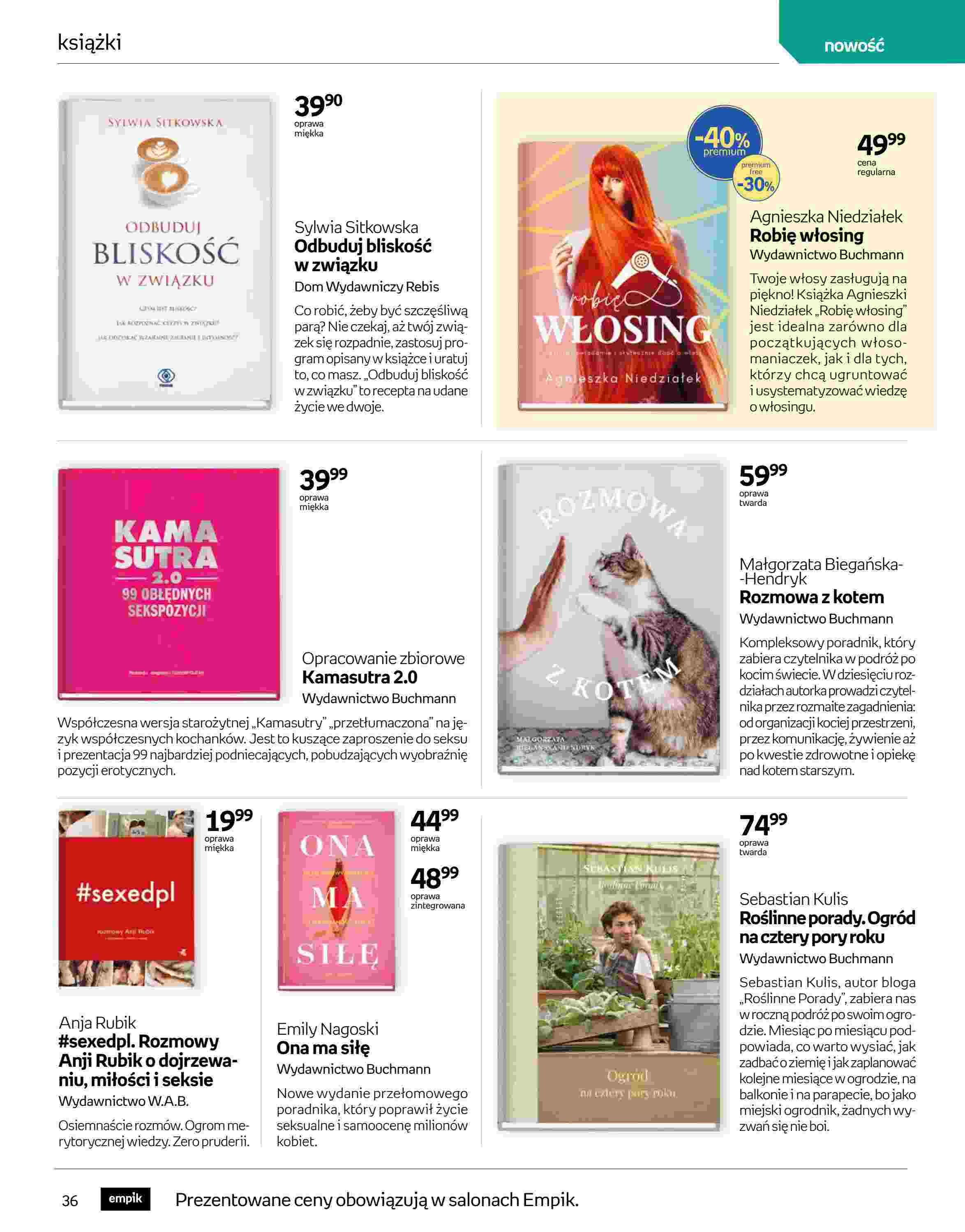 Gazetka promocyjna empik str. 36