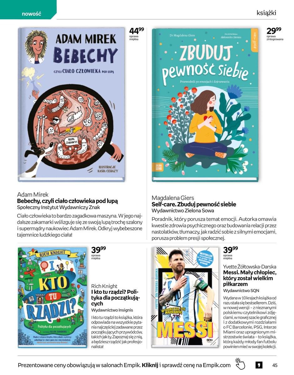 Gazetka promocyjna empik str. 45