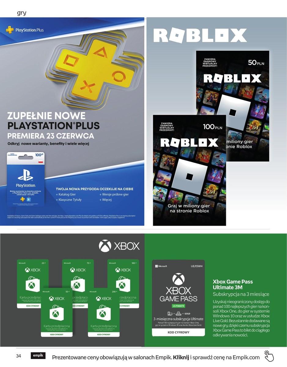 Gazetka promocyjna empik str. 34