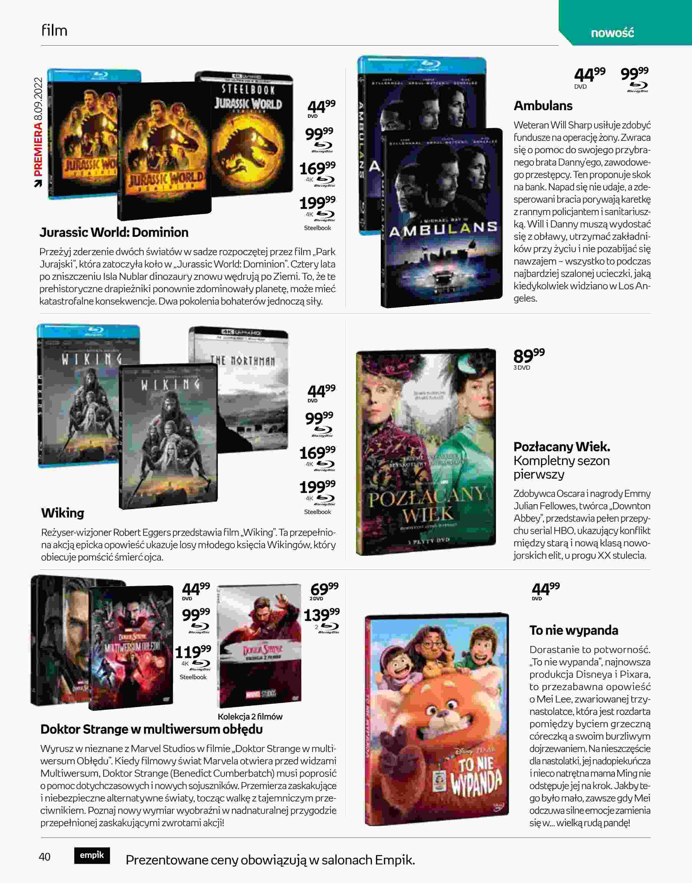 Gazetka promocyjna empik str. 40