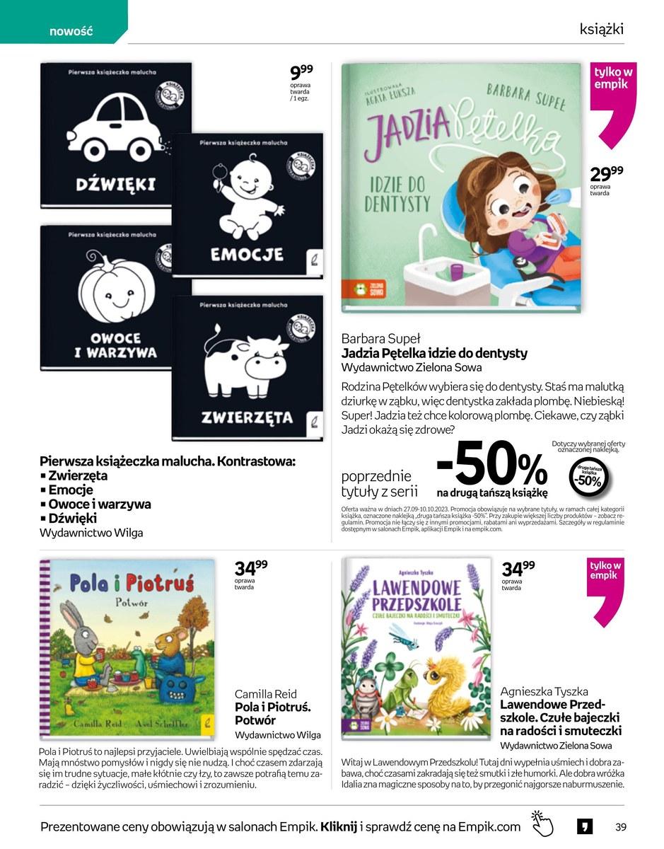 Gazetka promocyjna empik str. 39