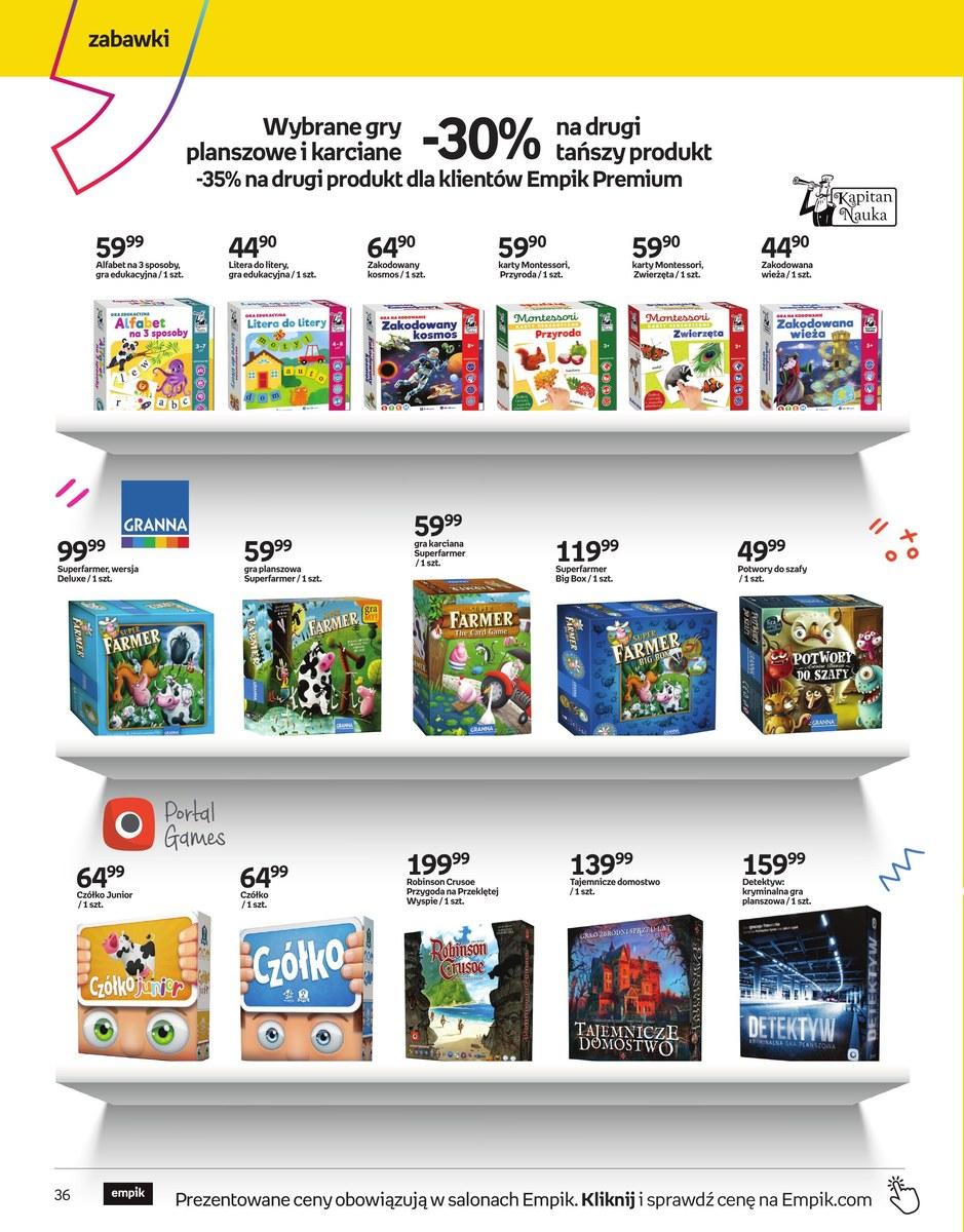 Gazetka promocyjna empik str. 36