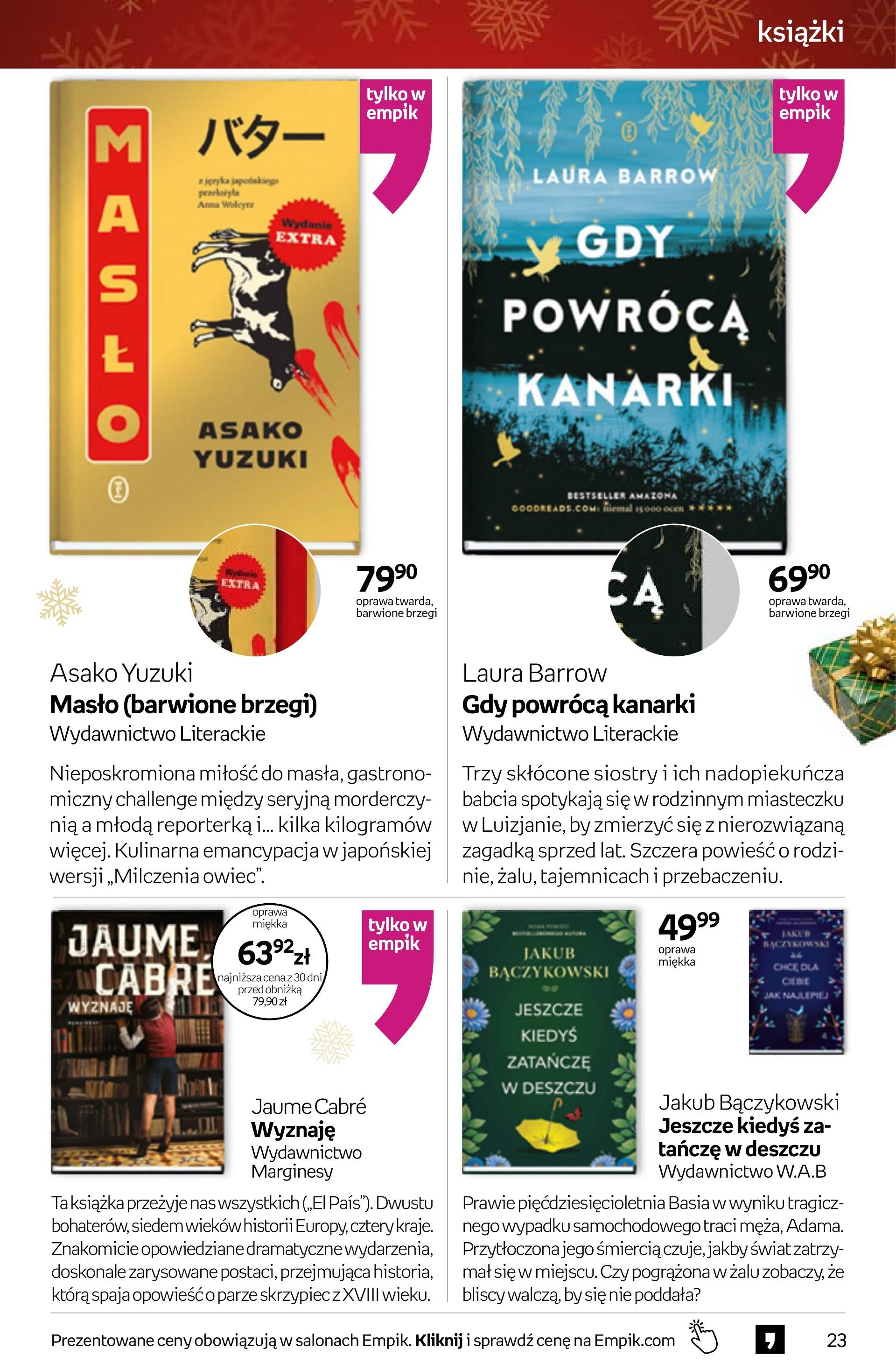 Gazetka promocyjna empik str. 23