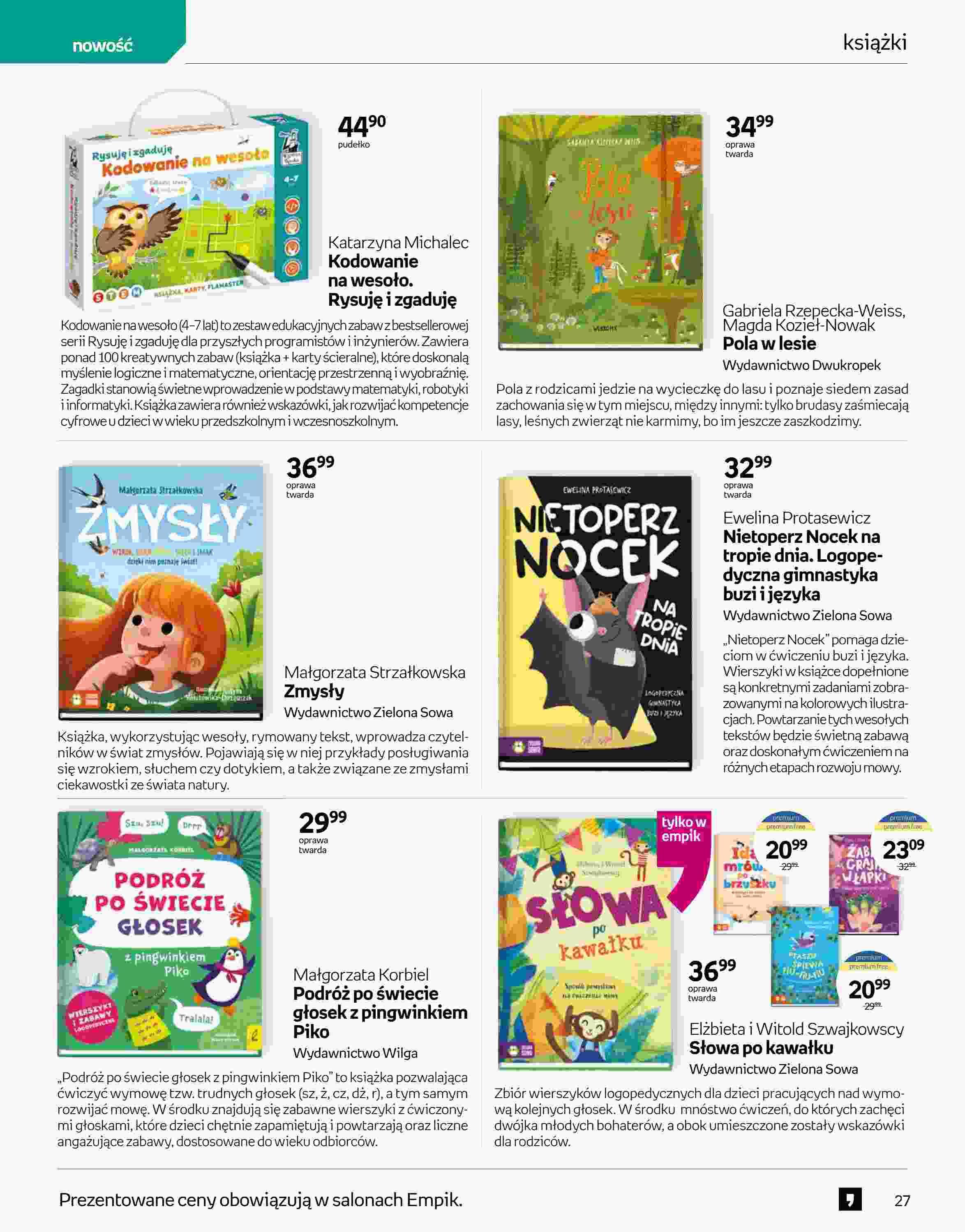Gazetka promocyjna empik str. 27