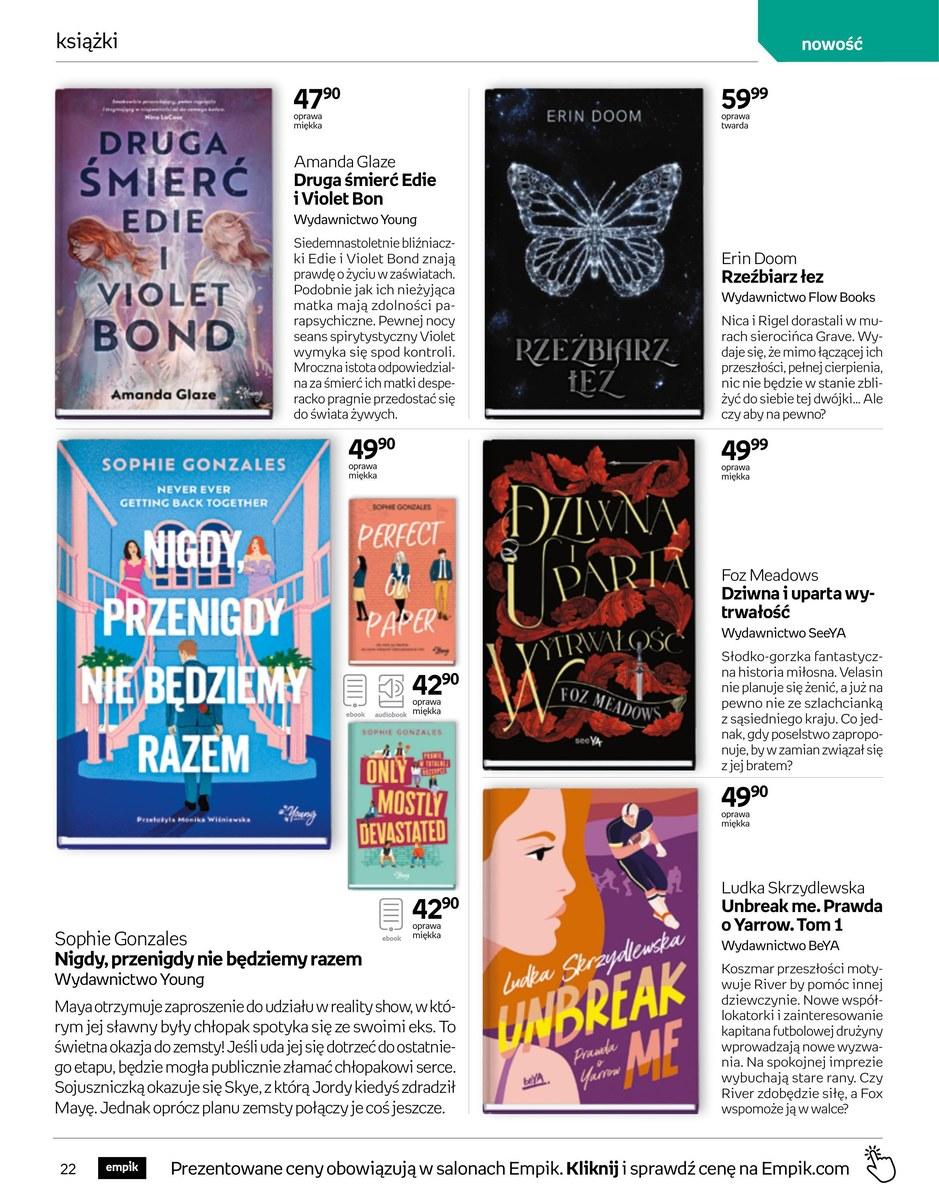 Gazetka promocyjna empik str. 22