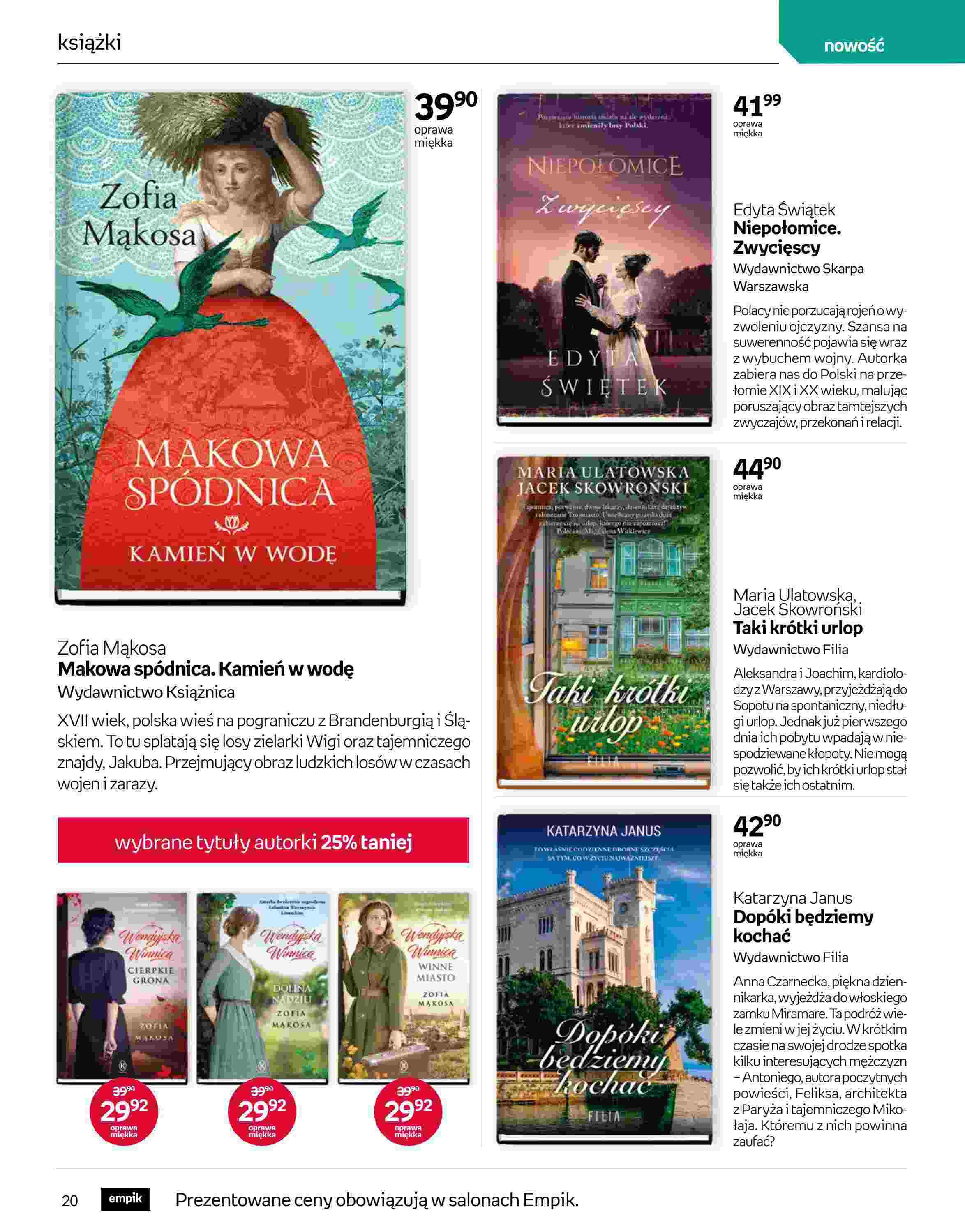 Gazetka promocyjna empik str. 20