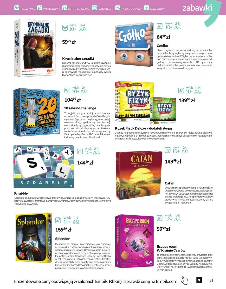 Gazetka promocyjna empik str. 81