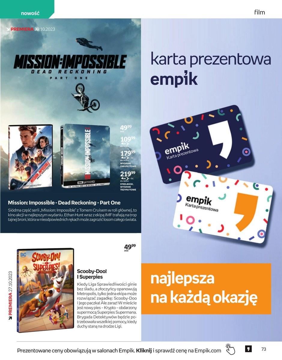 Gazetka promocyjna empik str. 73