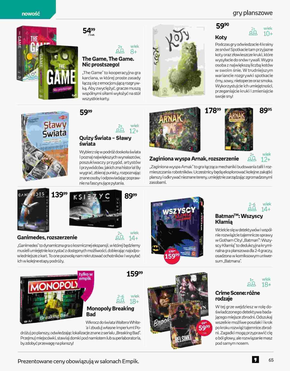 Gazetka promocyjna empik str. 65